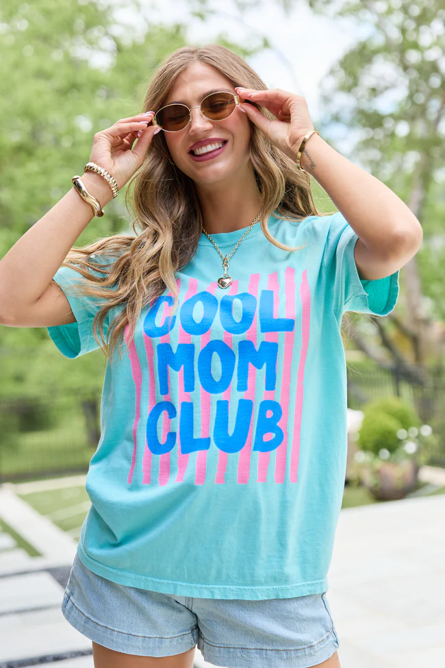 Cool Mom Club Mint Graphic Tee - Image 3