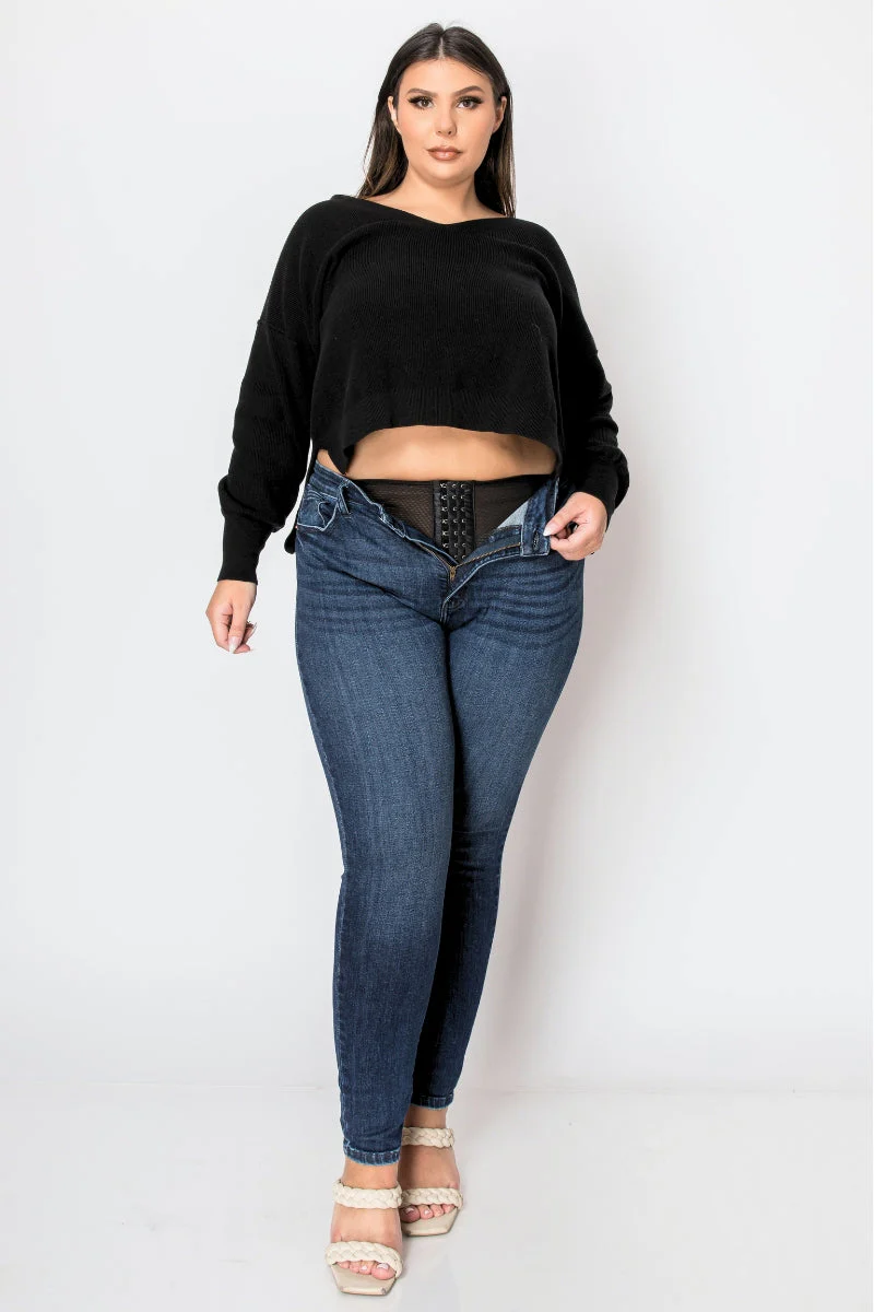 Corset Plus Super Skinny Jeans - Image 11