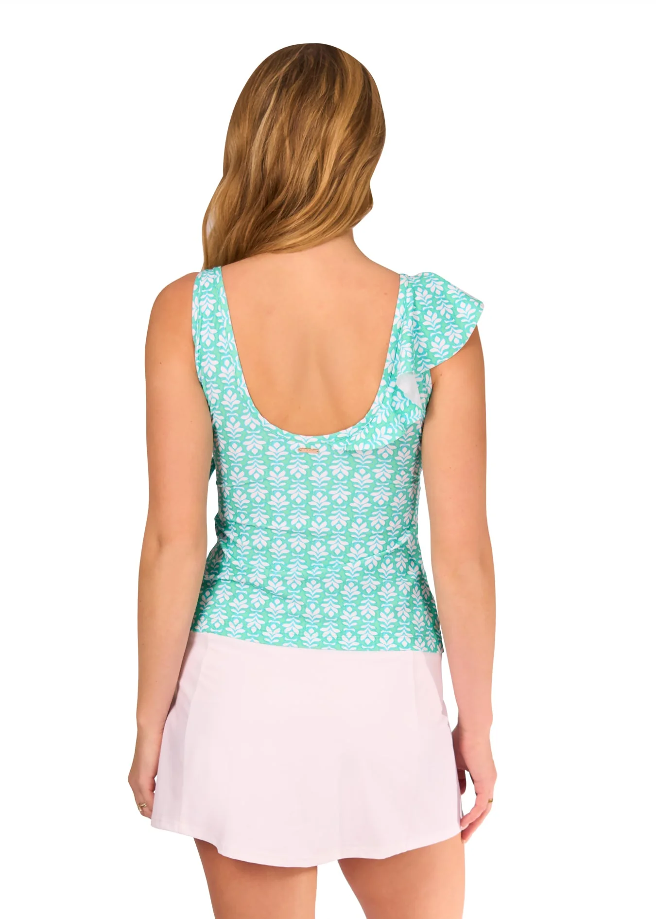 Cote d`Azur Ruffle Tankini Top - Image 4