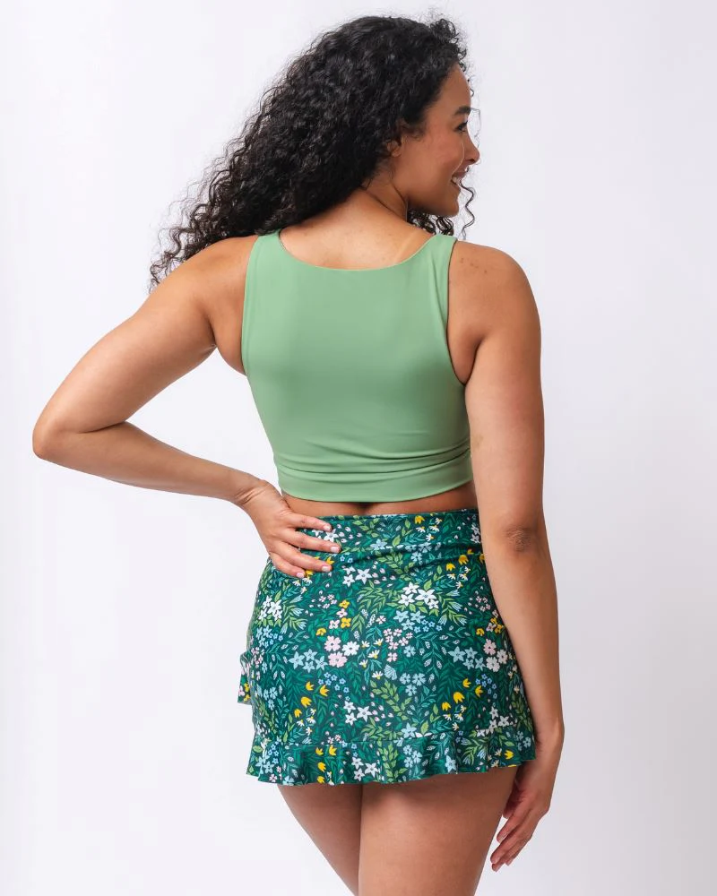 Cottage Floral Ultra High-Waist Skirt w/ Bottoms - Image 9