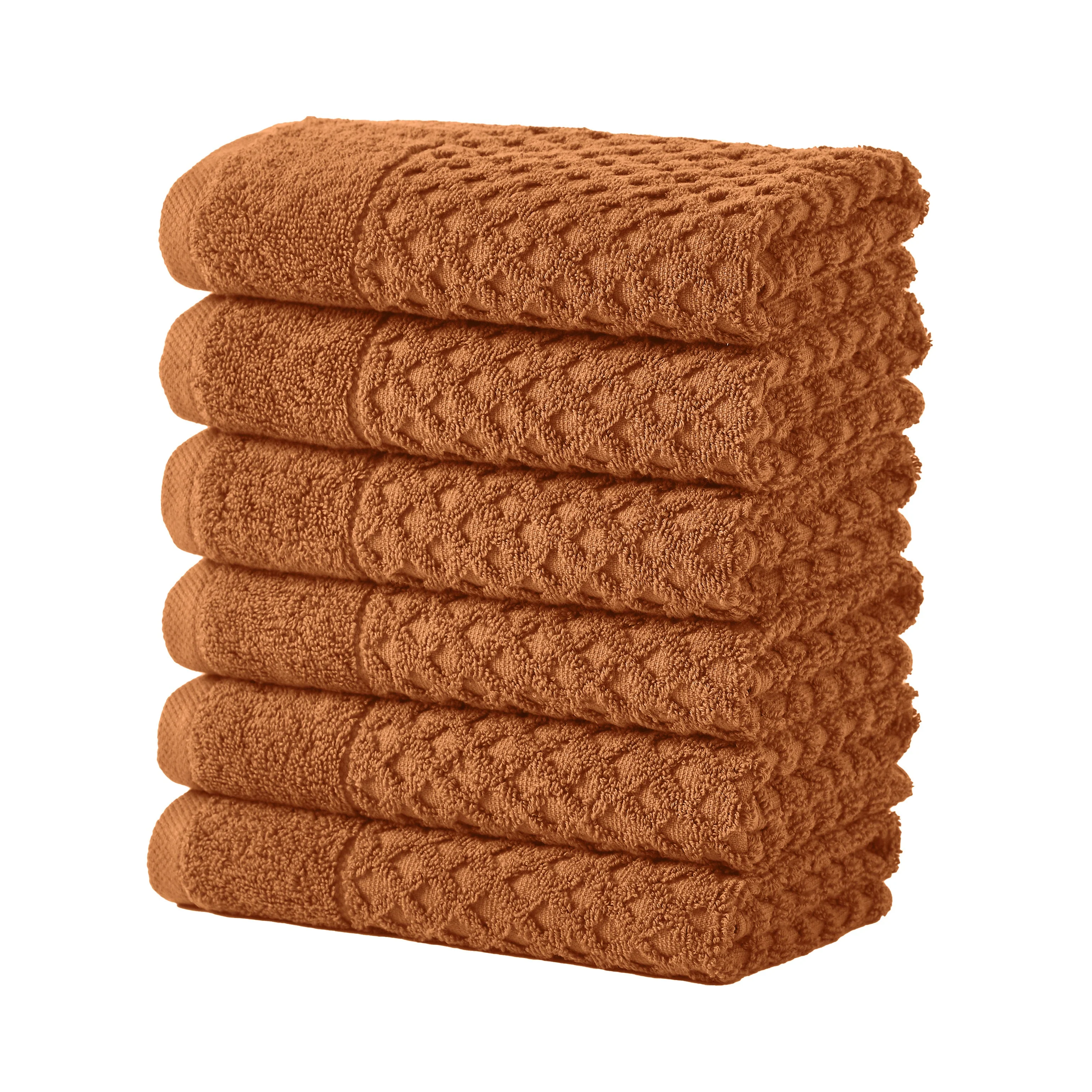 Cotton Diamond Waffle Weave Bath Towel Set - Grayson Collection - Image 121