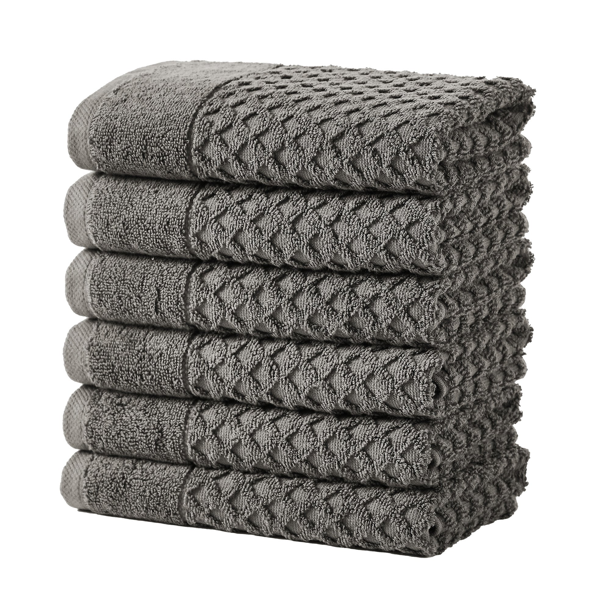 Cotton Diamond Waffle Weave Bath Towel Set - Grayson Collection - Image 145