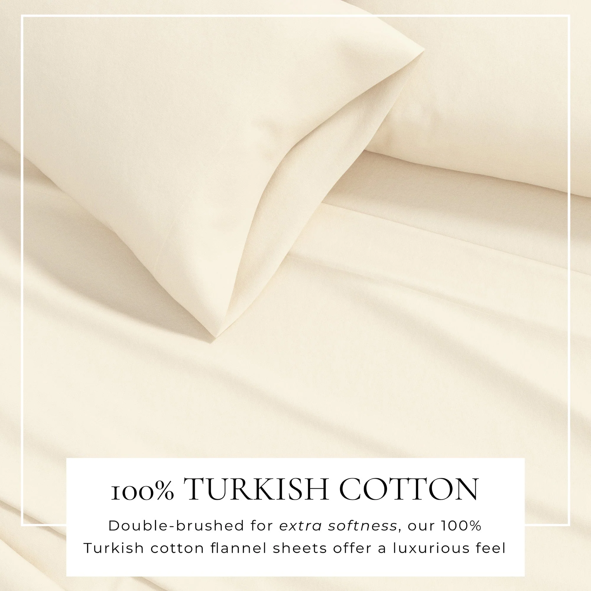 Cotton Solid Flannel Sheet - Nordic Collection - Image 8