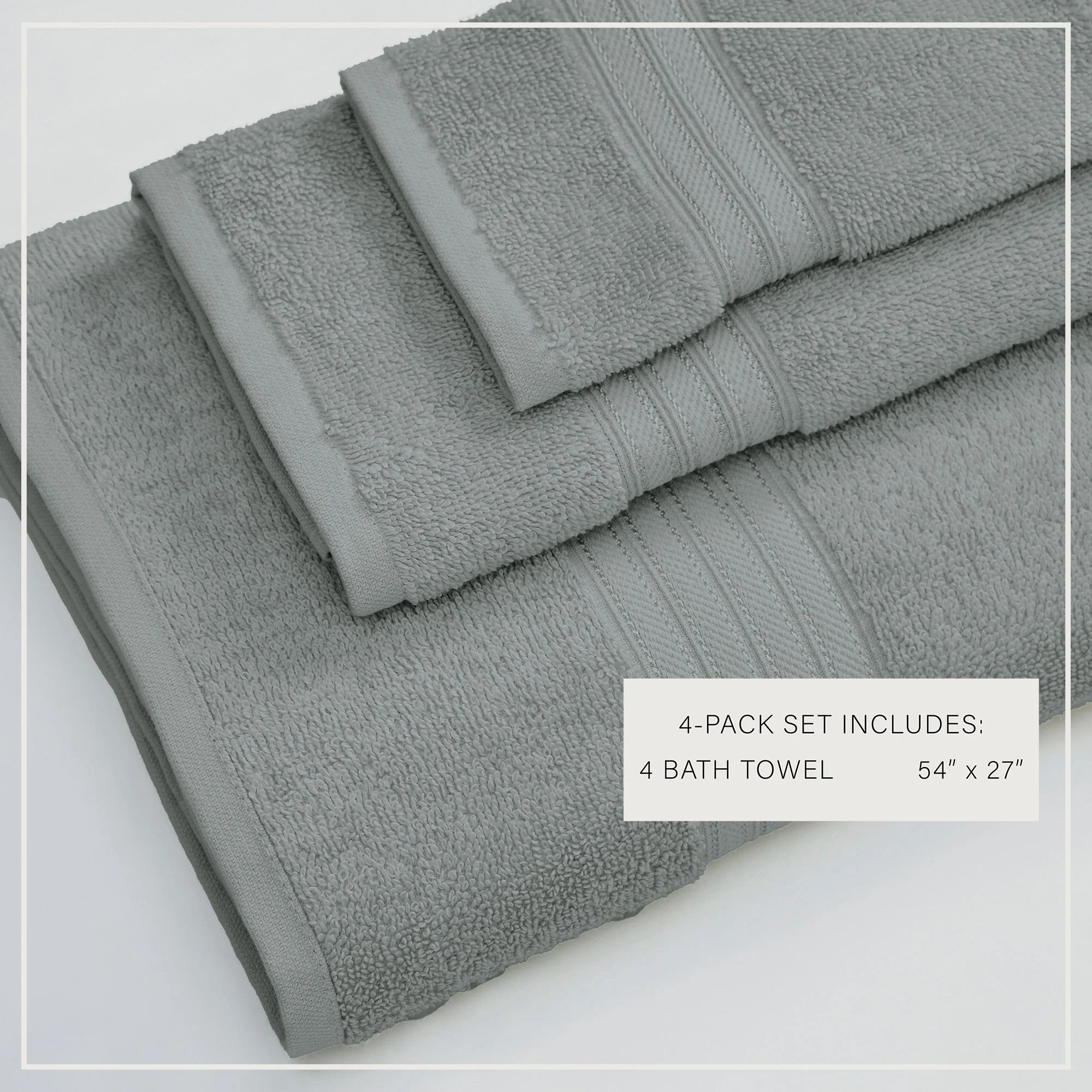 Cotton Terry Bath Towel Set - Cooper Collection - Image 122