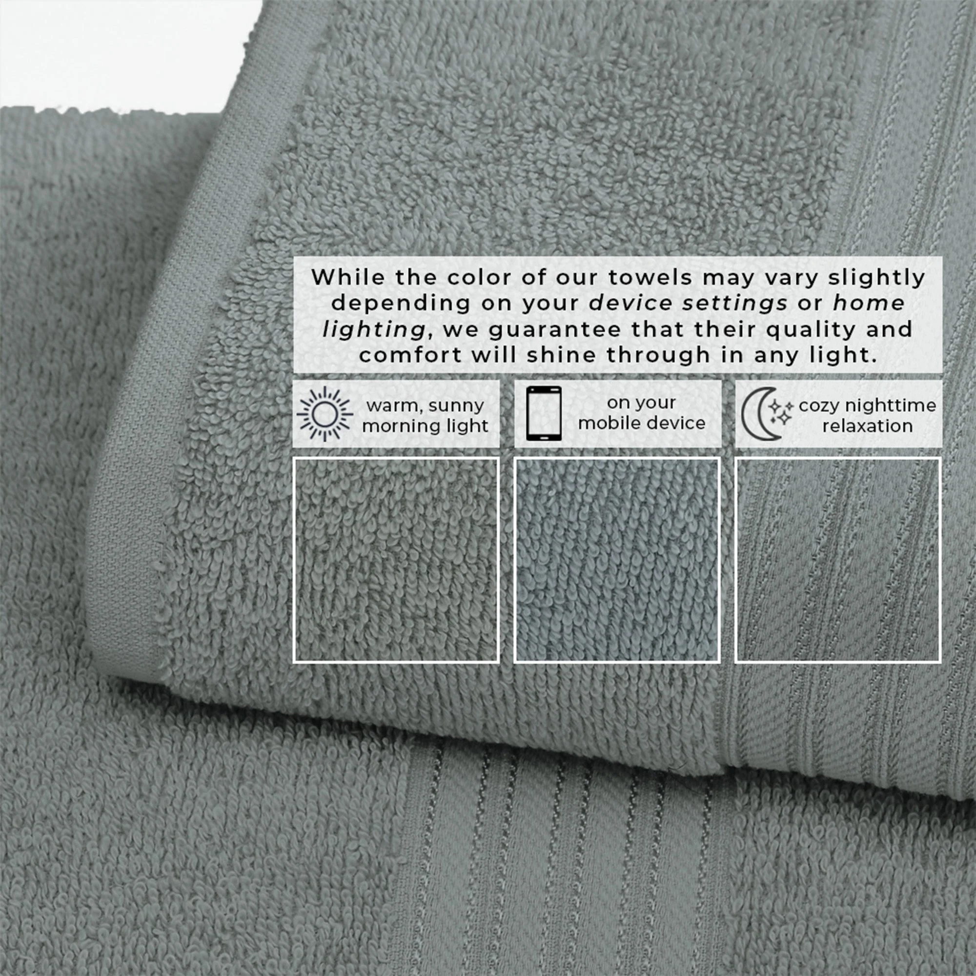 Cotton Terry Bath Towel Set - Cooper Collection - Image 128