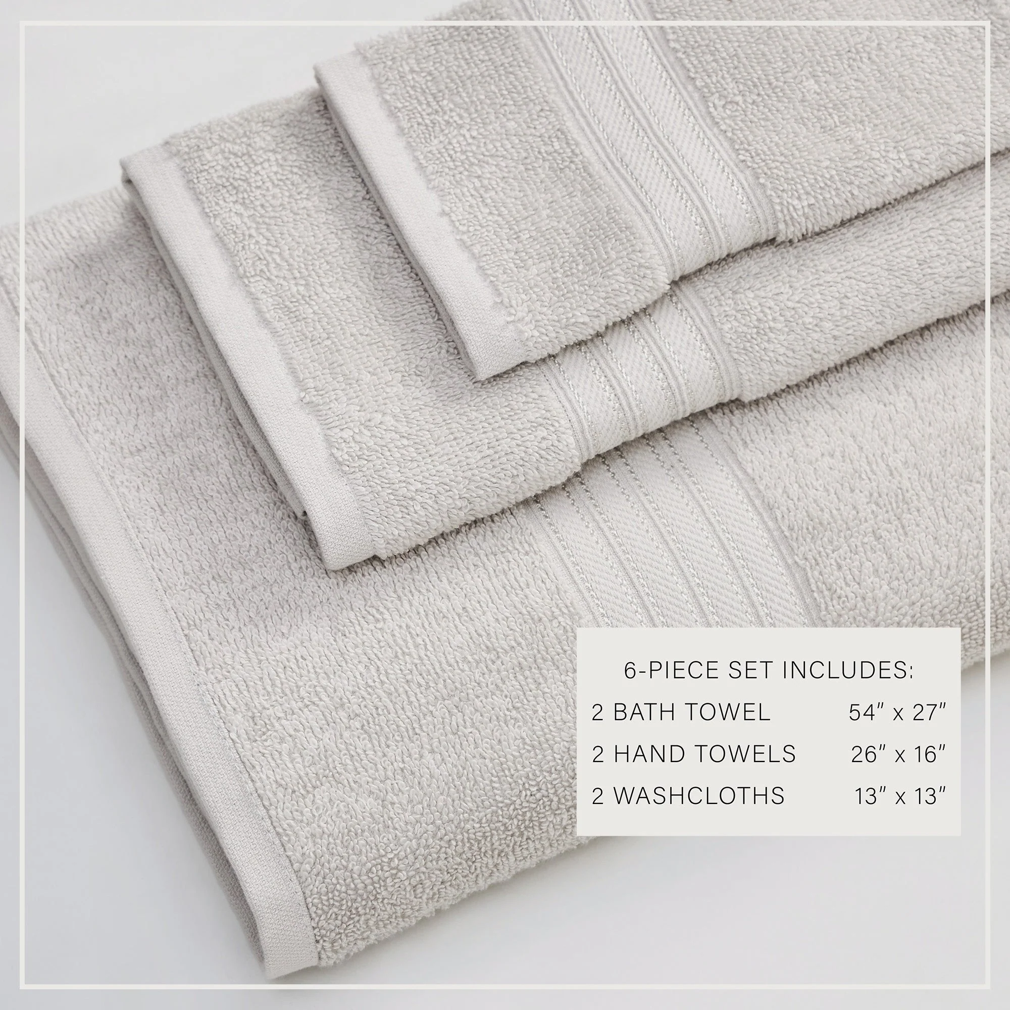 Cotton Terry Bath Towel Set - Cooper Collection - Image 132