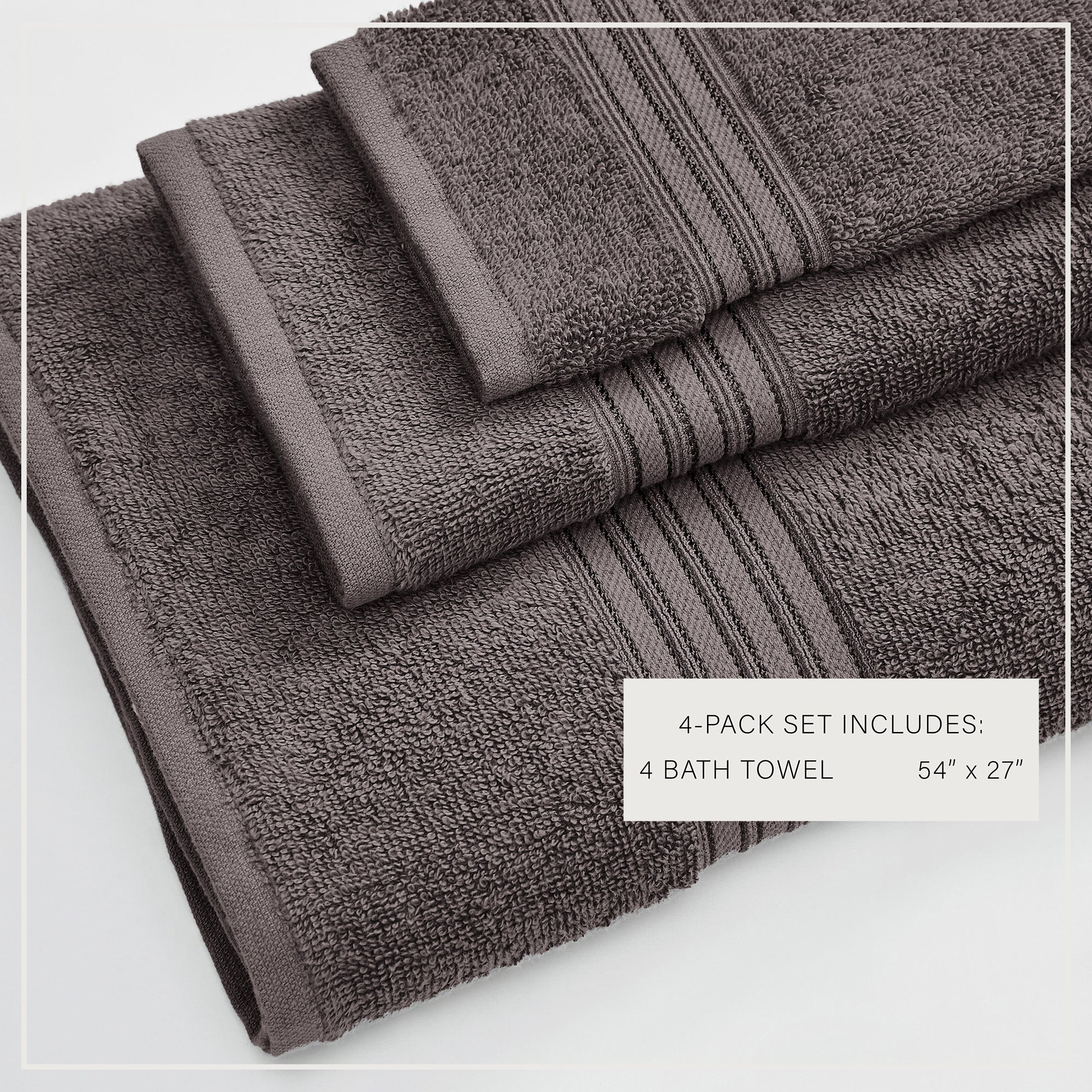 Cotton Terry Bath Towel Set - Cooper Collection - Image 155