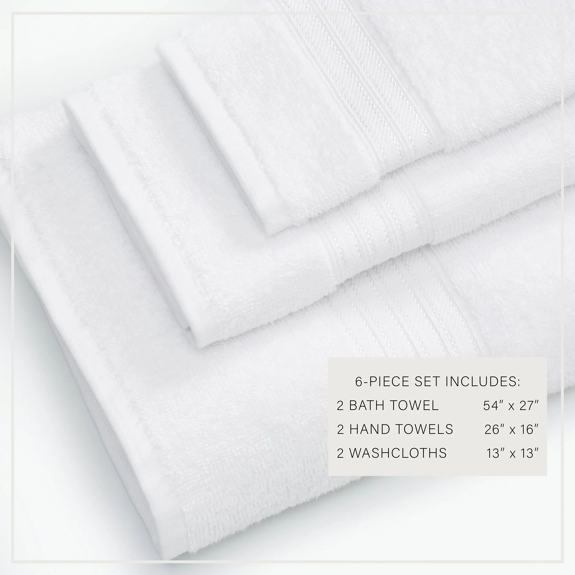 Cotton Terry Bath Towel Set - Cooper Collection - Image 6