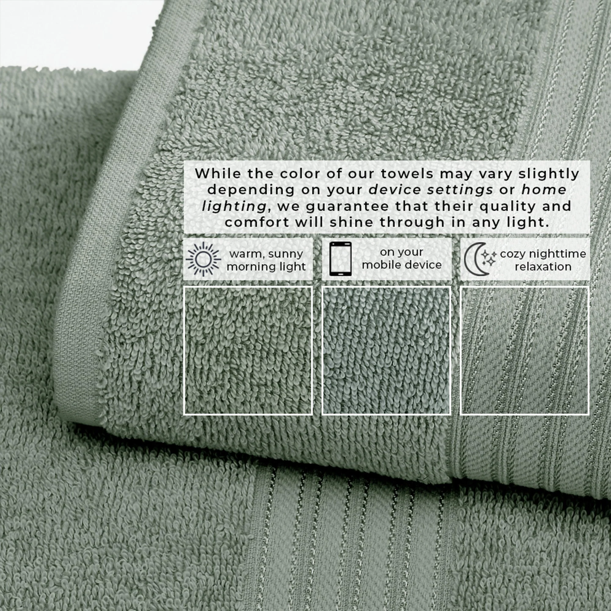 Cotton Terry Bath Towel Set - Cooper Collection - Image 87