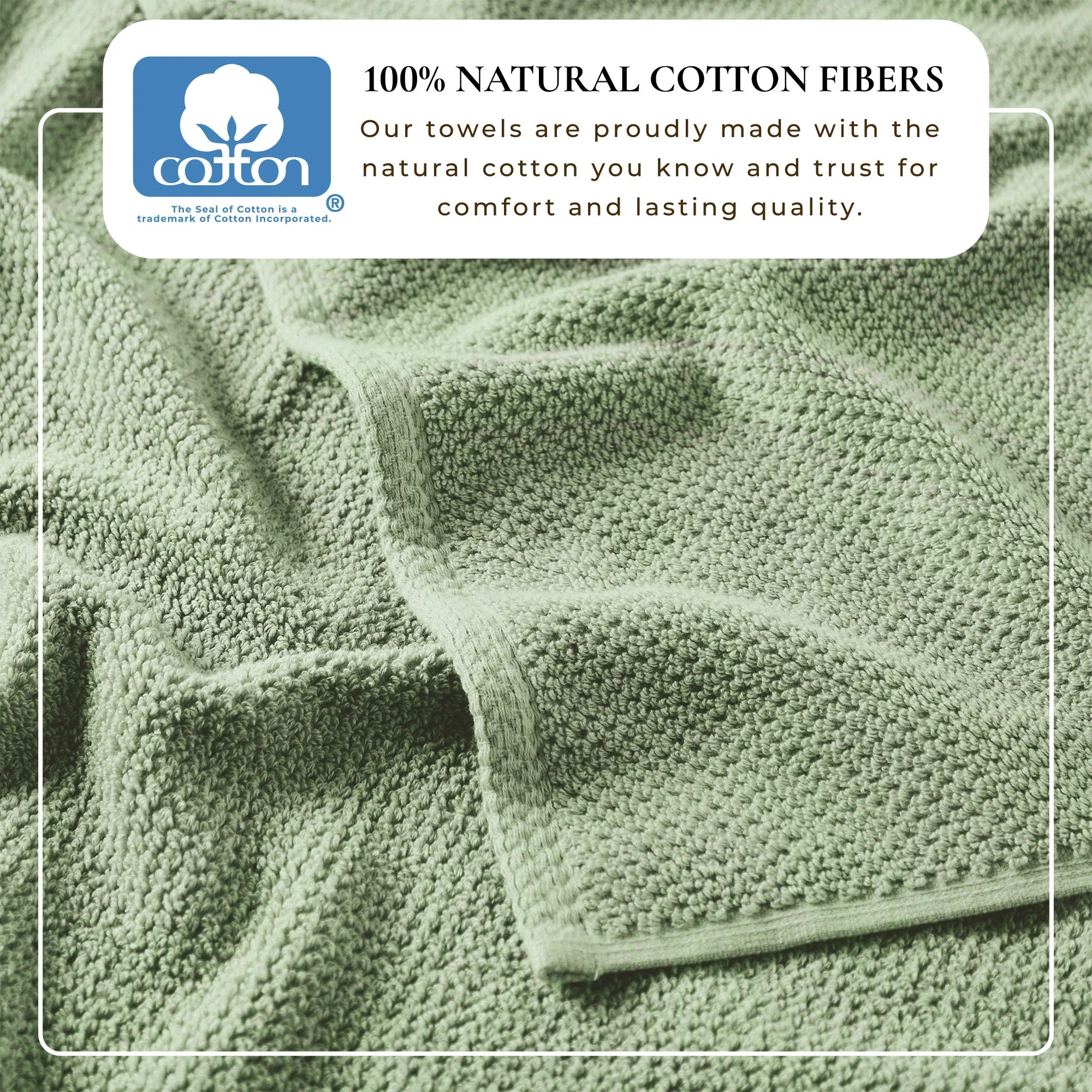Cotton Textured Bath Towel Set - Acacia Collection - Image 133