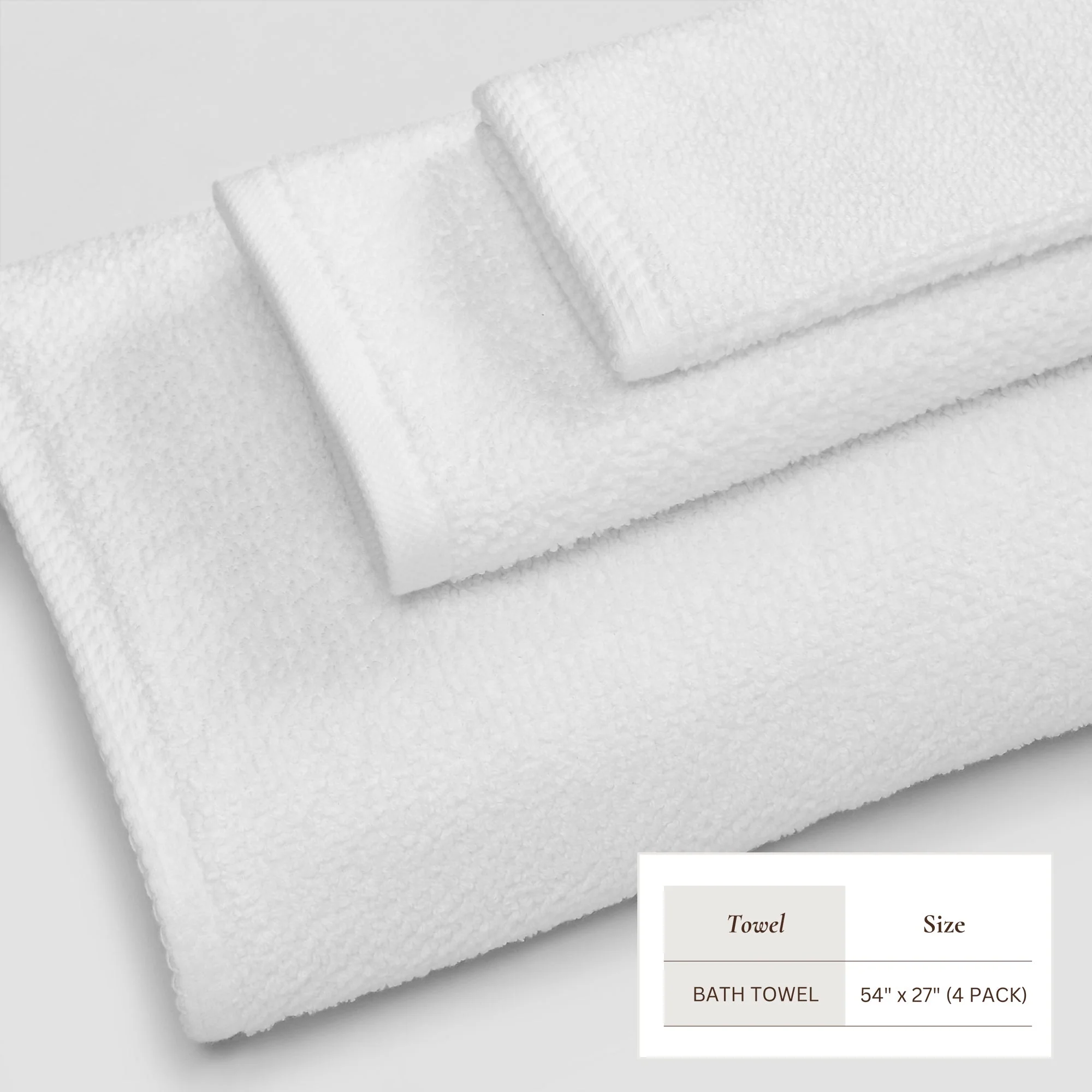 Cotton Textured Bath Towel Set - Acacia Collection - Image 9