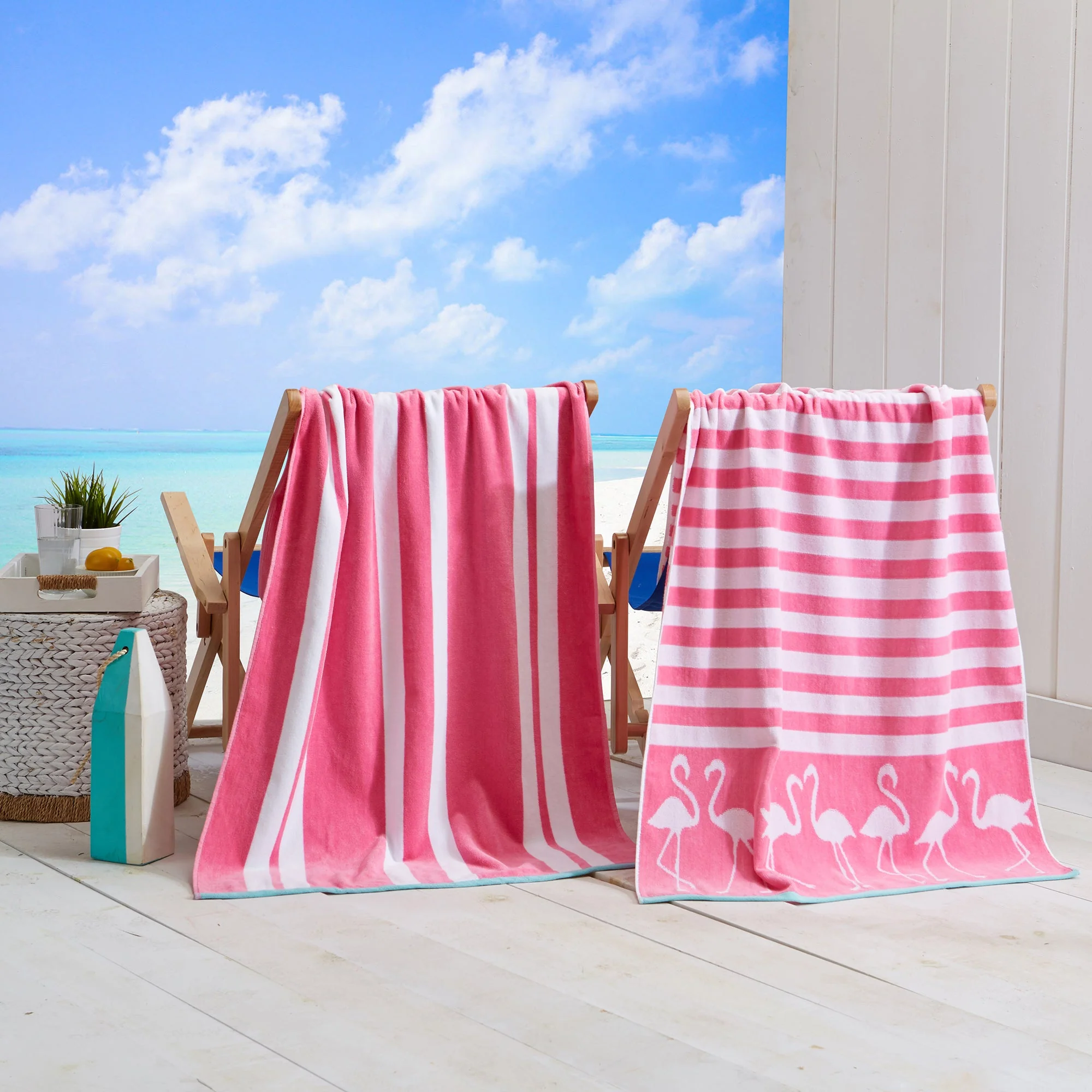 Cotton Velour Beach Towel - Maui Collection - Image 25