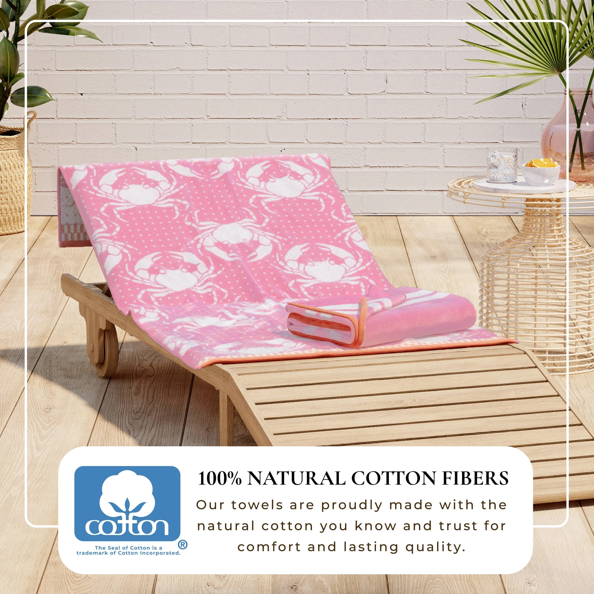 Cotton Velour Beach Towel - Maui Collection - Image 9