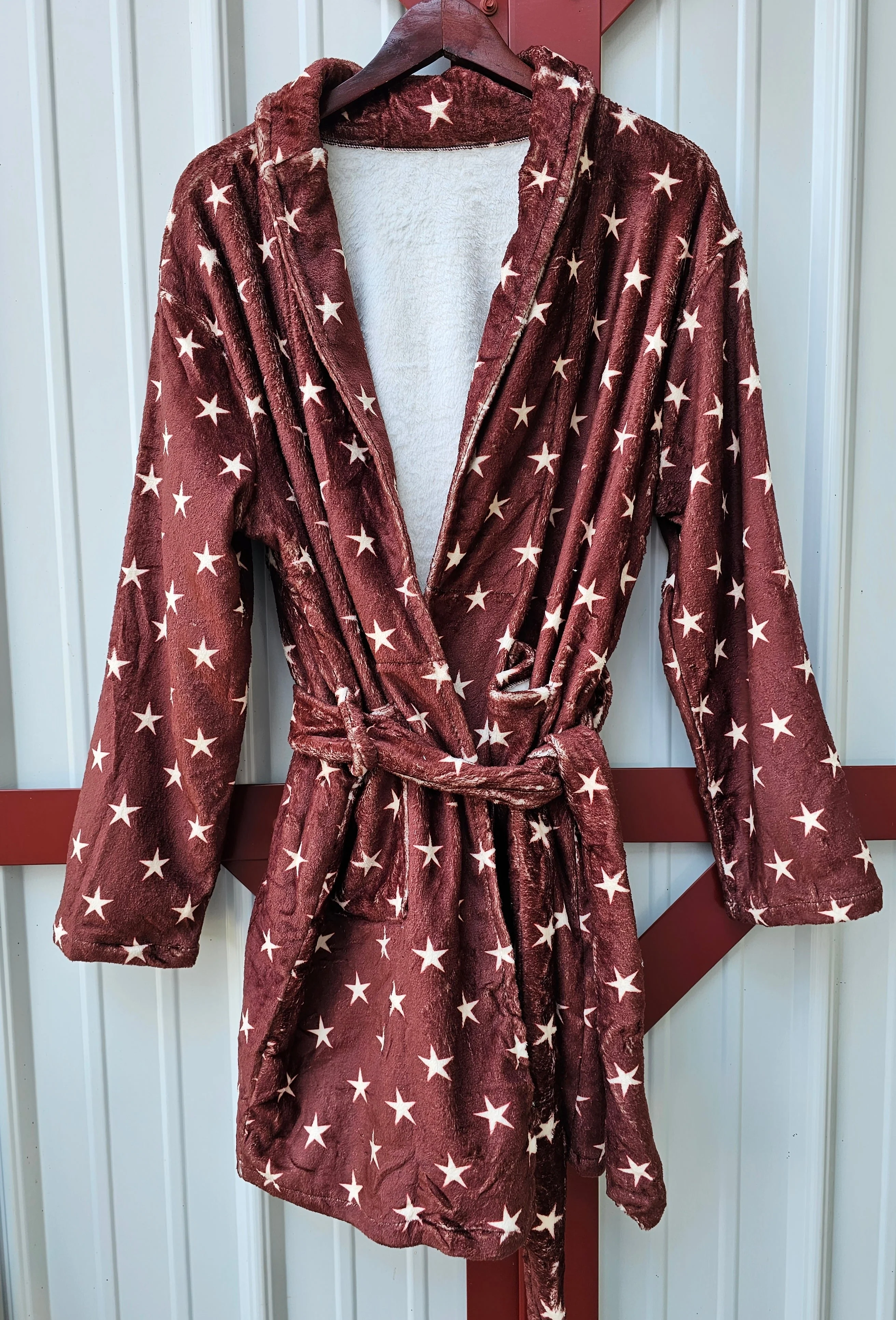 Cowgirl Says God Bless Women's Western Bath Robe - Image 2