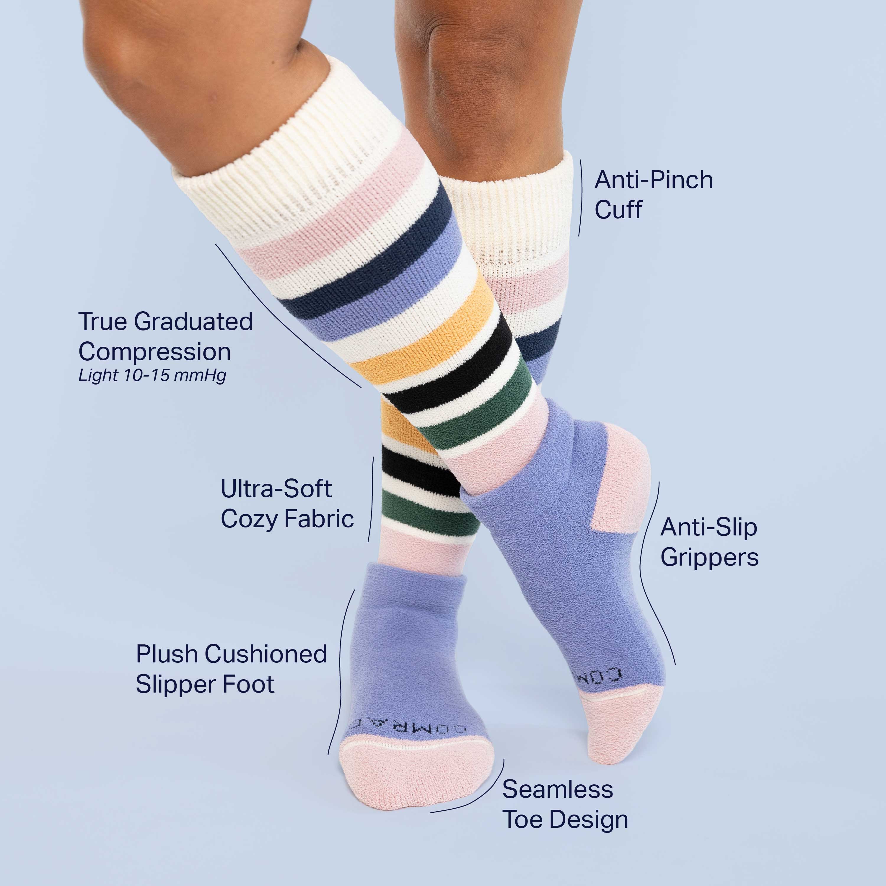 CozyGrip Compression Slipper Socks - Image 4