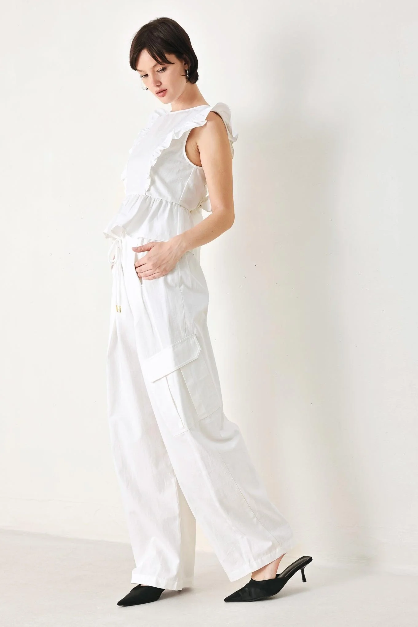 Crisp Essential Woven Ballon Pants - Image 7