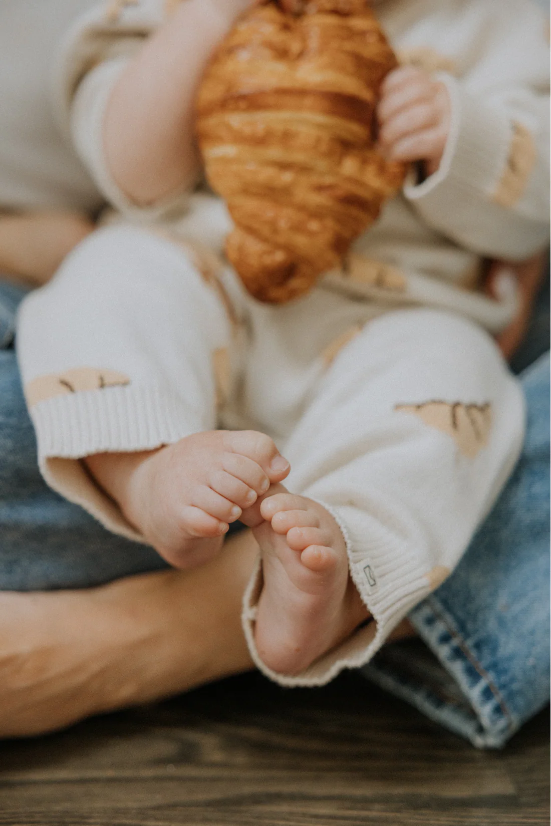 Croissant Knit Joggers - Image 2