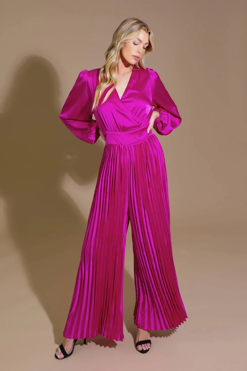 Crushing on You Satin Jumpsuit - Image 4