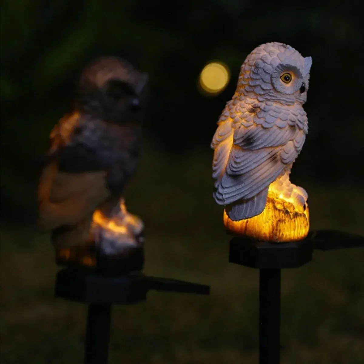Cute Owl Solar Garden Decoration Light - Image 3