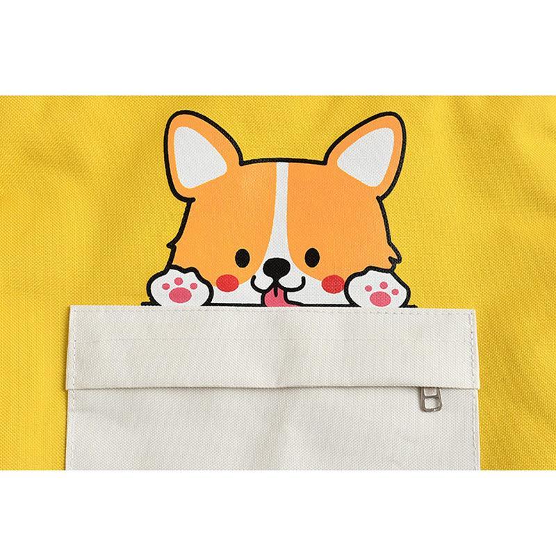 Cute Shiba Inu Tote Bag – Canvas Crossbody Bag for Dog Lovers - Image 13