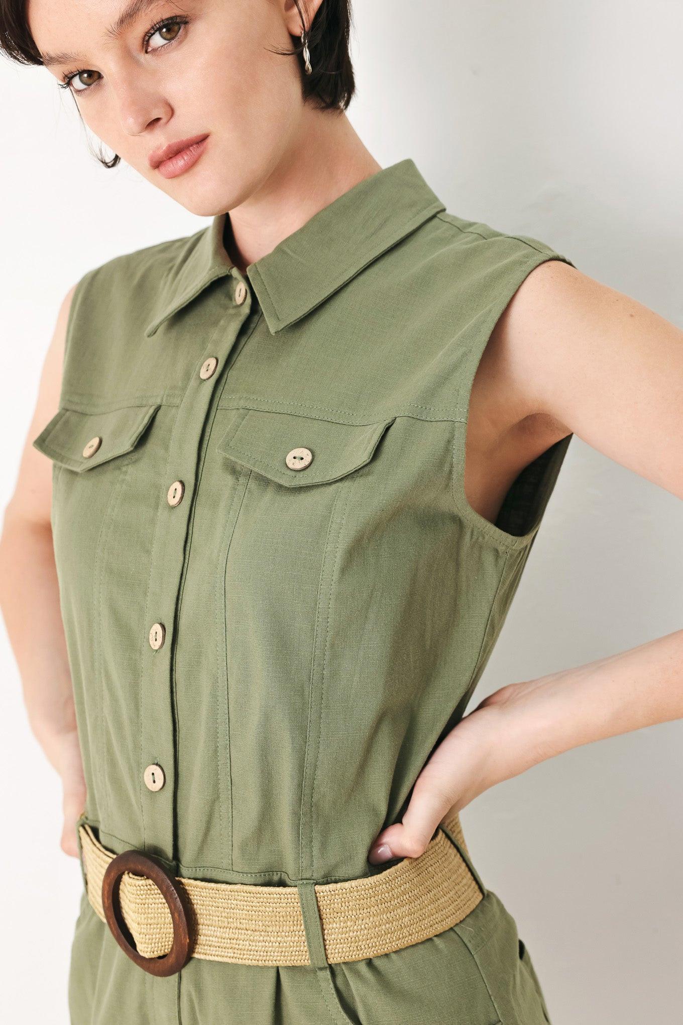 Cutie Explorer Woven Romper - Image 5