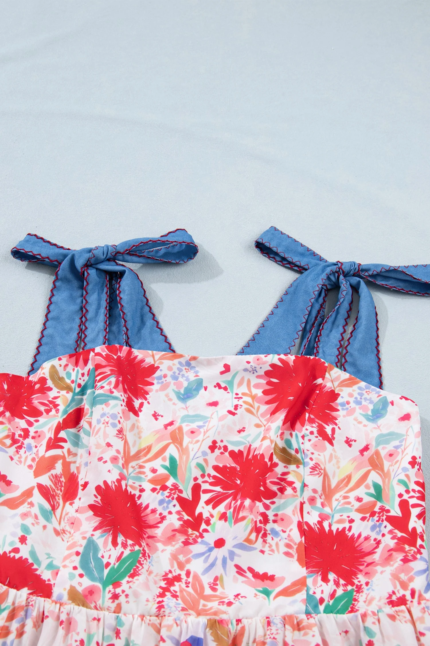 Threaded Pear Dahlia Straps High Waist Dress - Image 9