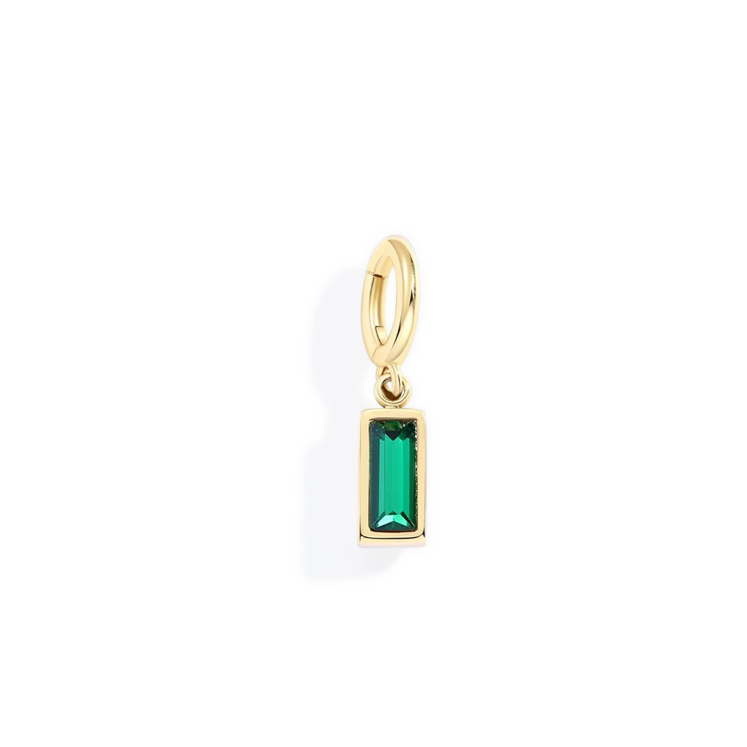 Mint & Lily Dainty Baguette Birthstone Charm - Image 22