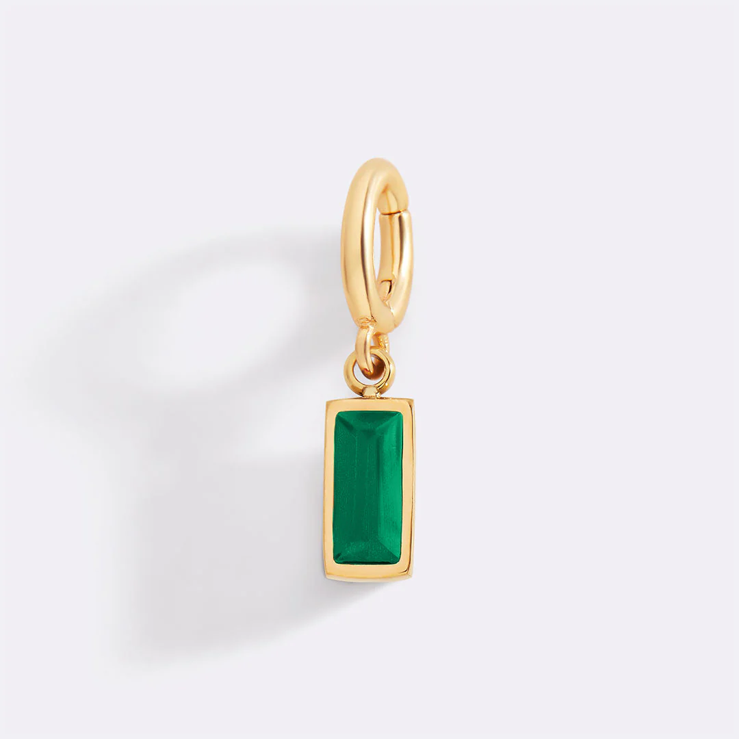 Mint & Lily Dainty Baguette Birthstone Charm - Image 41