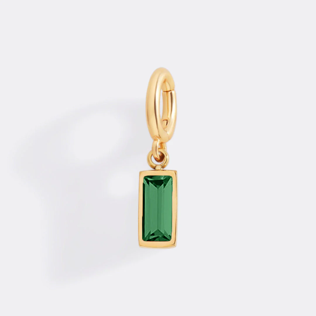 Mint & Lily Dainty Baguette Birthstone Charm - Image 70