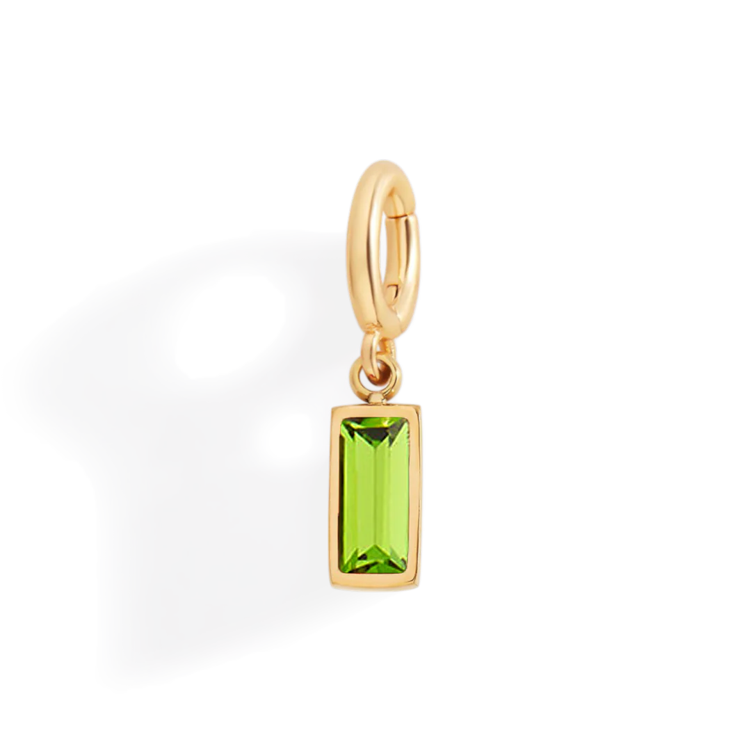 Mint & Lily Dainty Baguette Birthstone Charm - Image 75