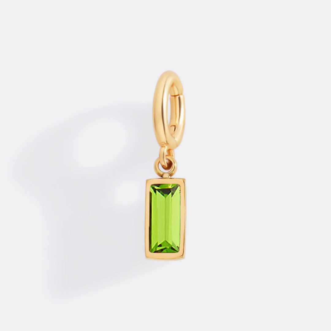 Mint & Lily Dainty Baguette Birthstone Charm - Image 76