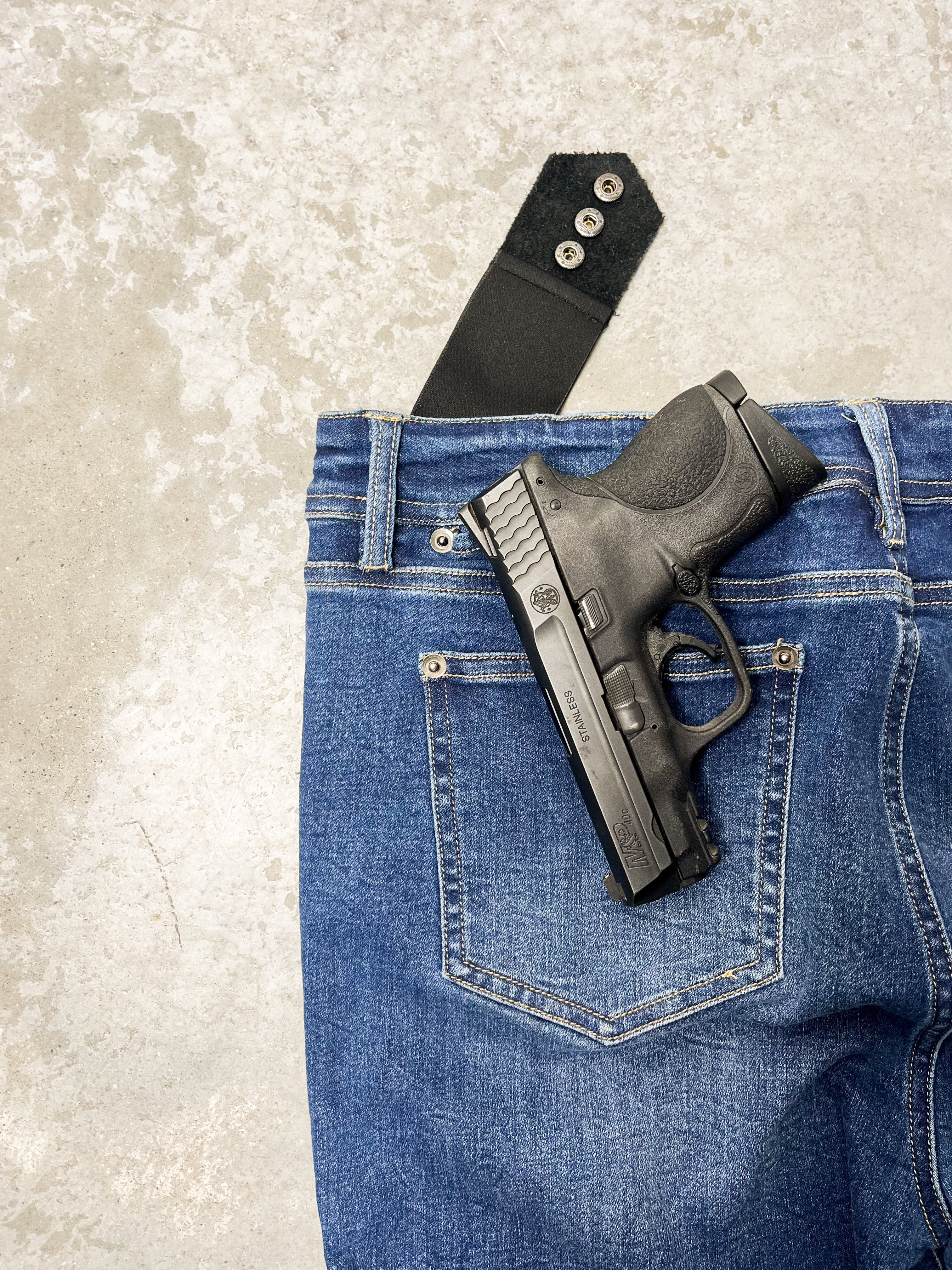 Dark Alley CCW Skinny Dark Jeans - Image 5