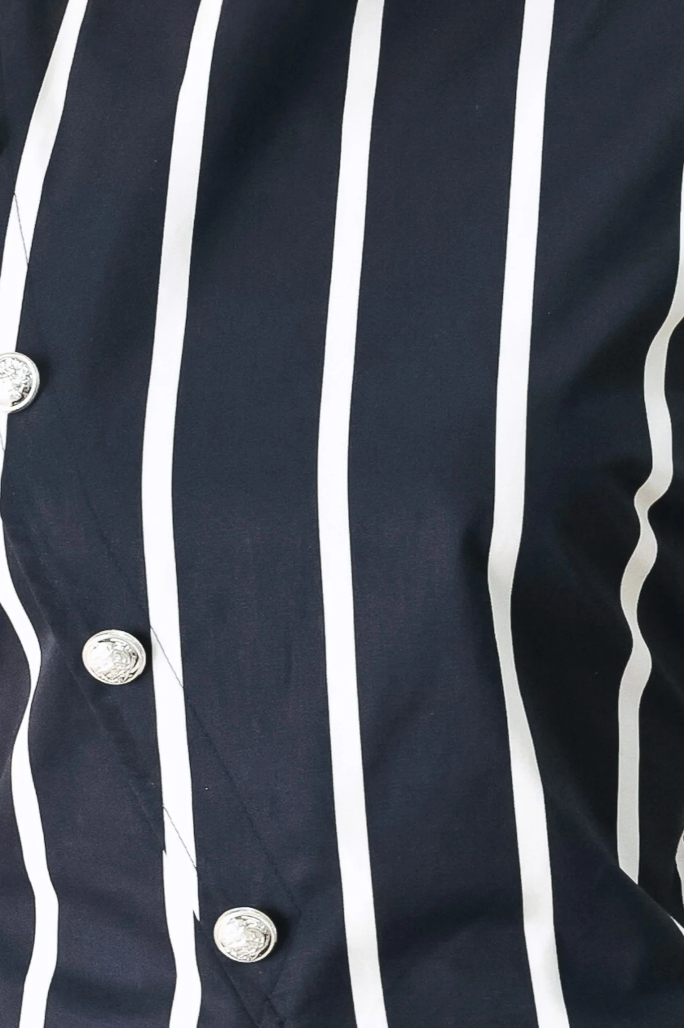 Dark Rhythm Stripe Woven Top - Image 7