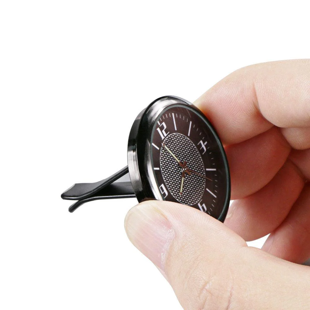 Dashboard Car Clock Air Clip Interior Car Accessories Car Dashboard Clock Cars Air Vent Clip Quartz Clocks Mini Luminous Quartz Analog Watch Universal Pocket Stick On Clock Perfect Decoration for Boats Bikes Auto Home Decoration - Image 9