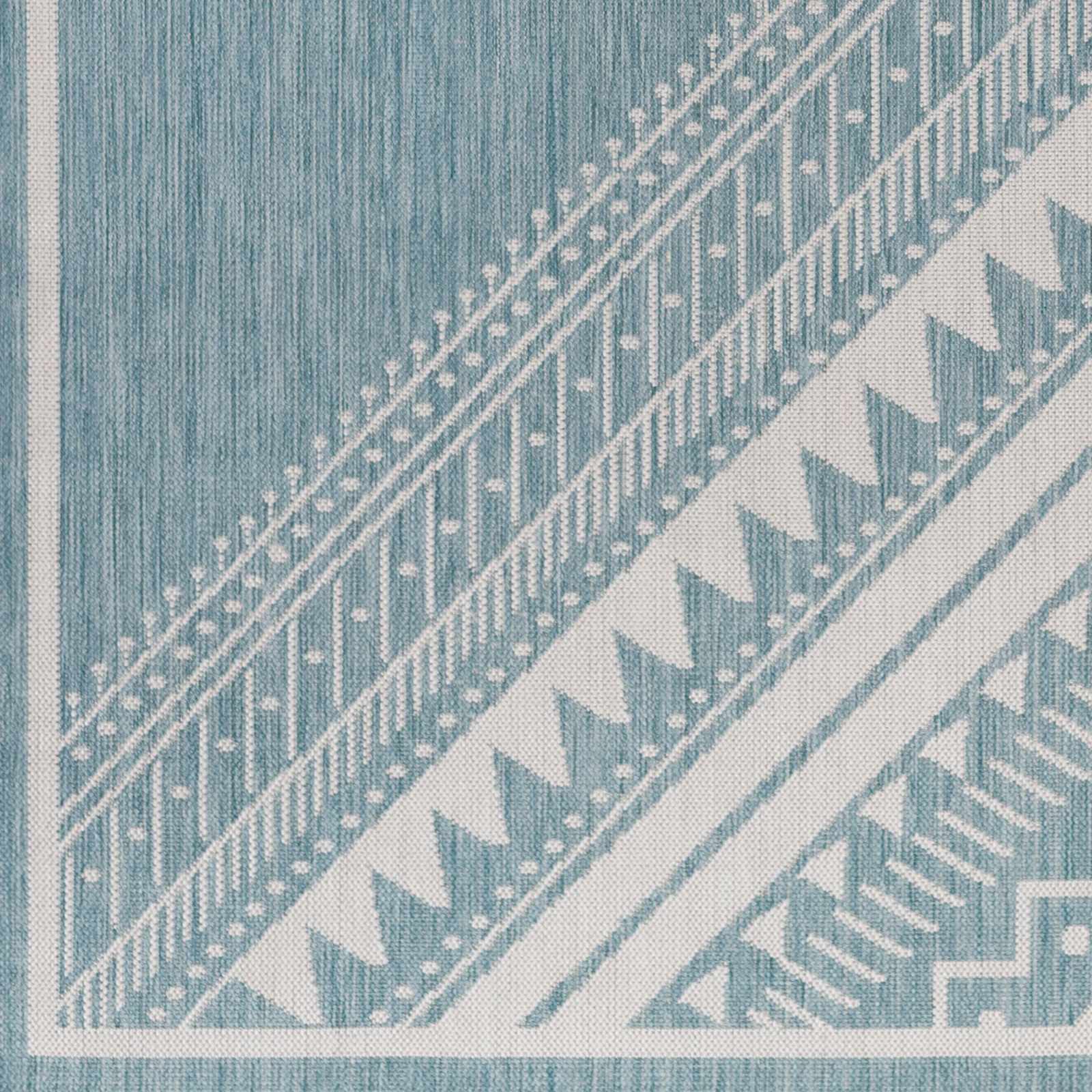 Deana Blue Outdoor Area Rug - Clearance - Image 5