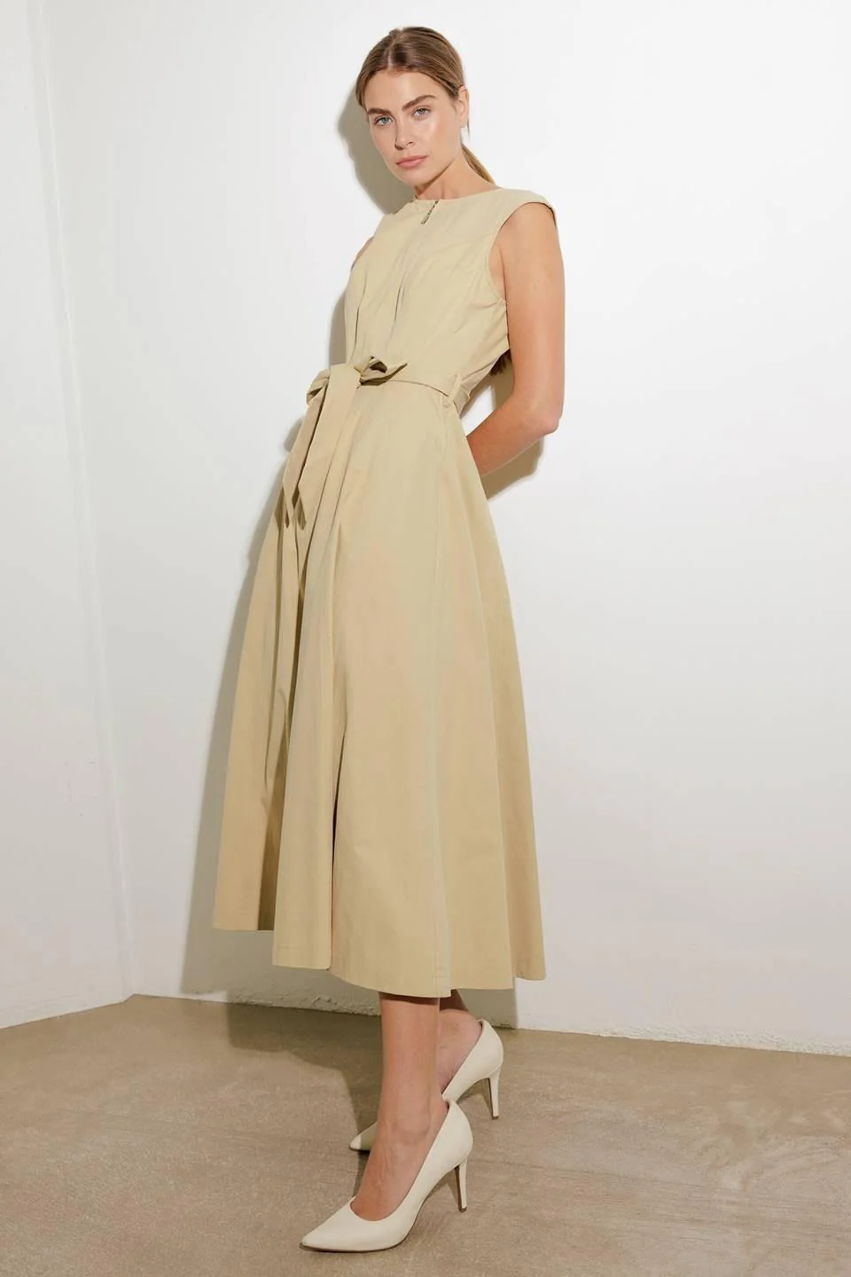 Delicate Dreams Woven Midi Dress - Image 19