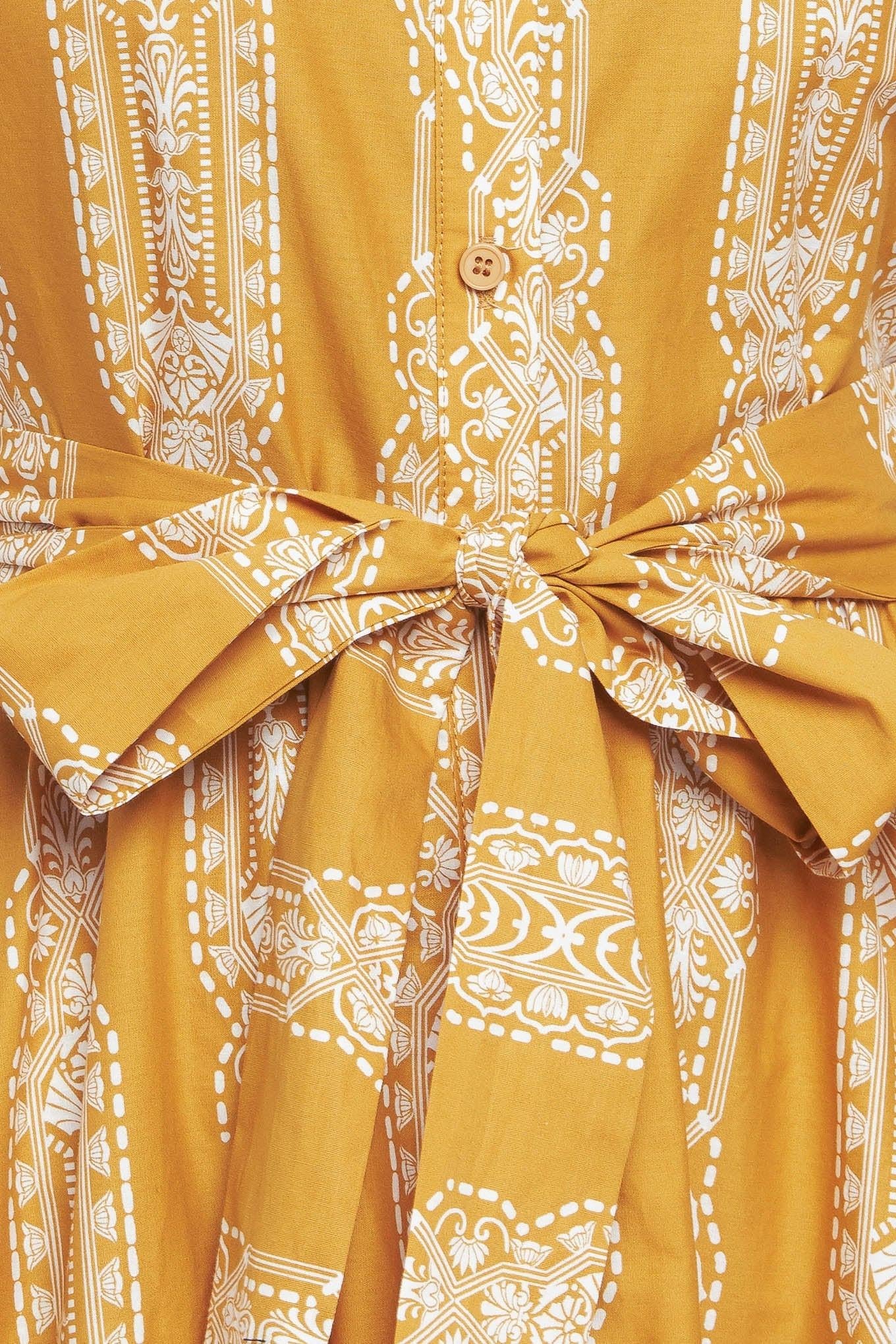 Desert Bloom Woven Midi Dress - Image 7