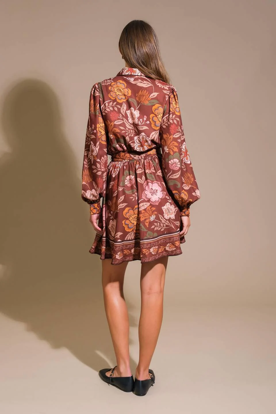 Desert Dawn Woven Mini Dress - Image 10