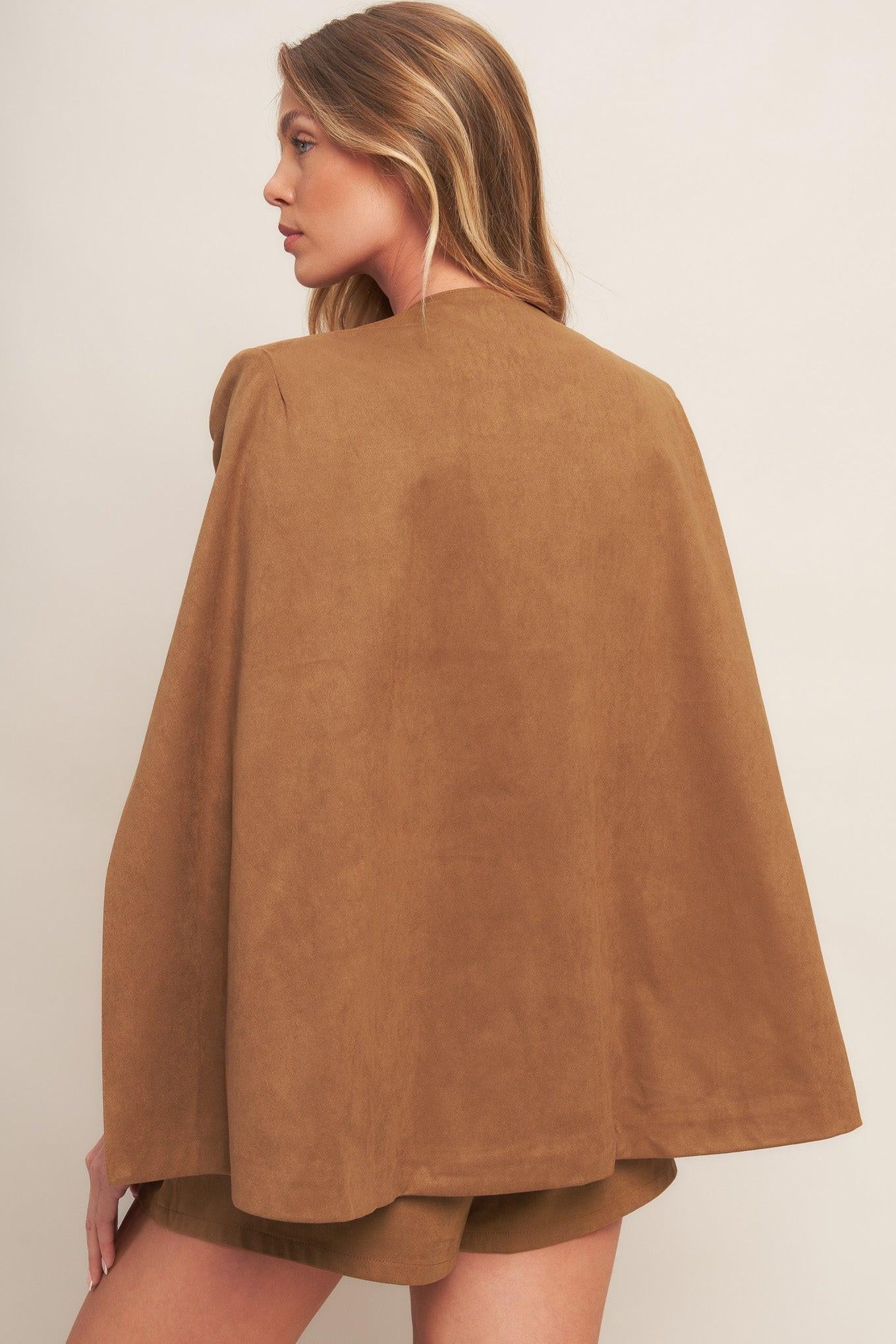 Desert Flower Faux Suede Top - Image 3