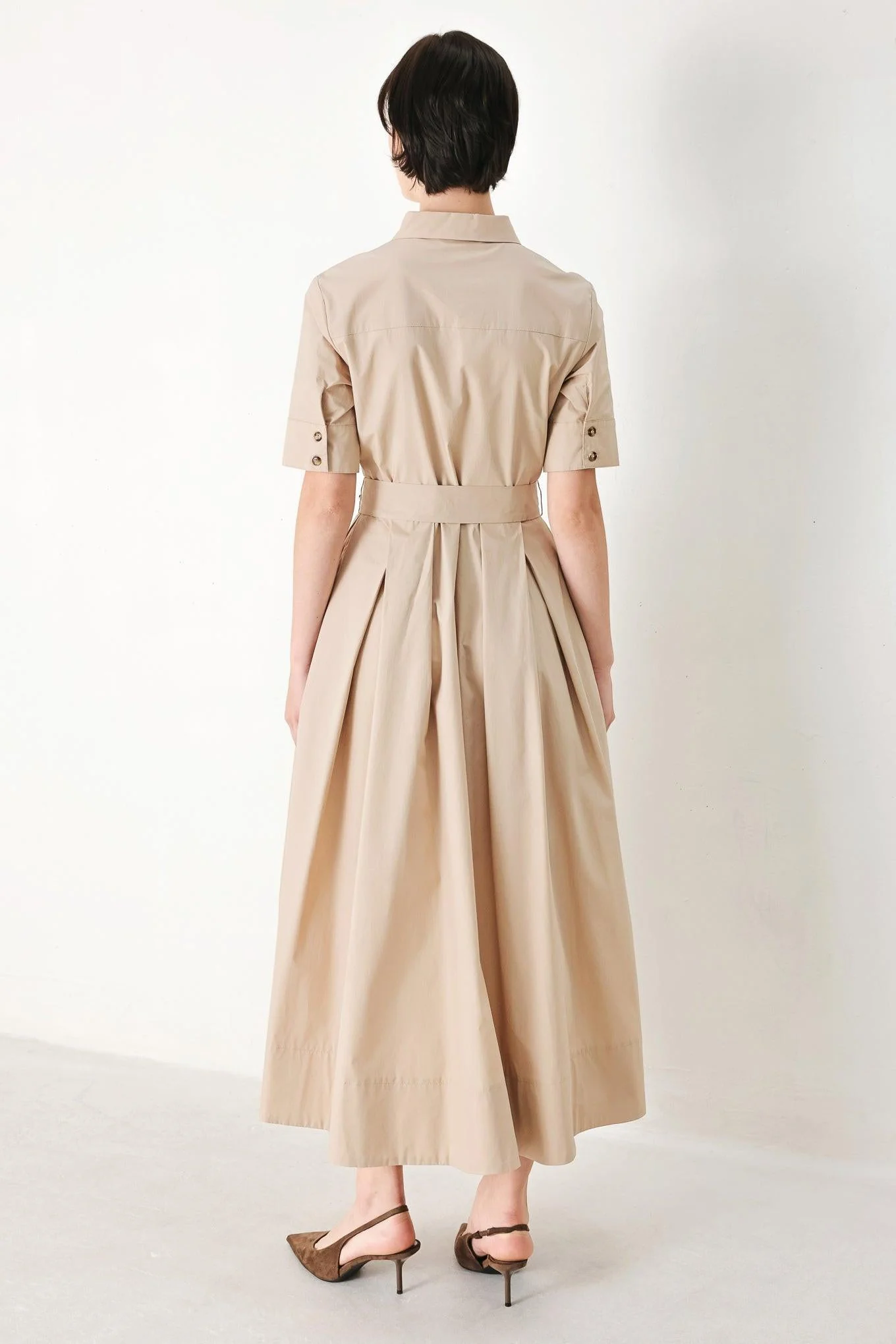 Desert Icon Woven Midi Shirt Dress - Image 7