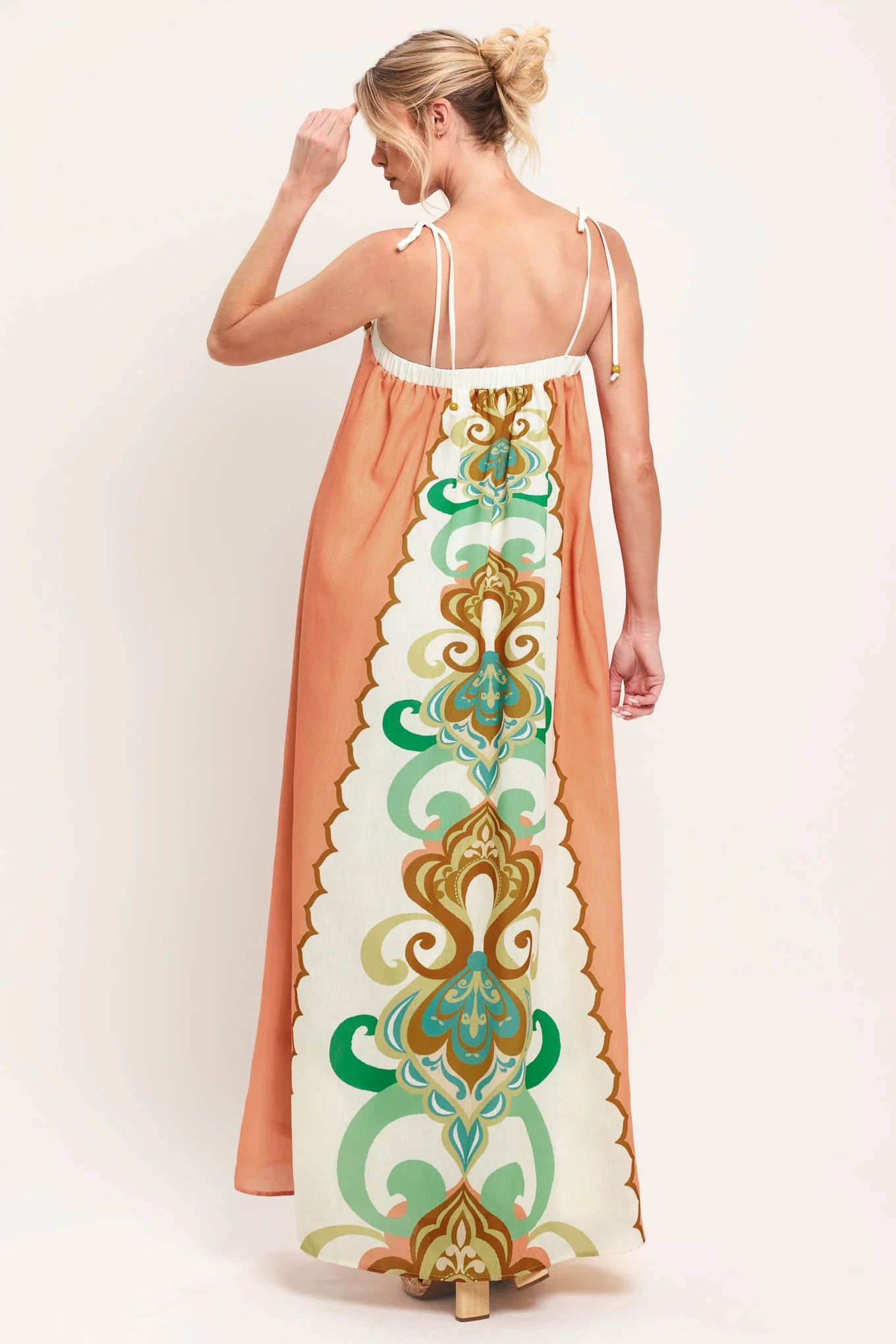 Desert Jewel Woven Maxi Dress - Image 6
