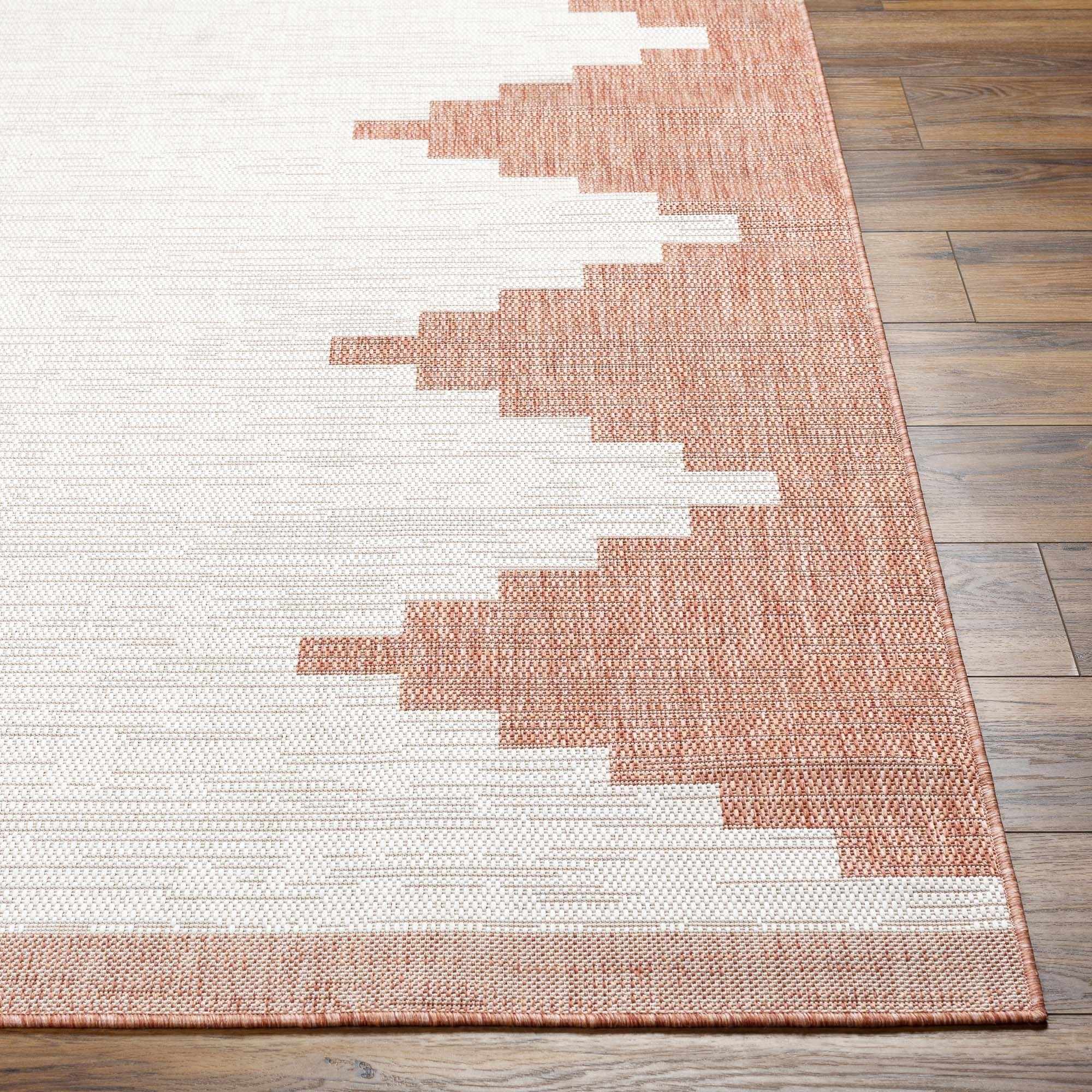 Djugun Peach Fuzz Indoor & Outdoor Area Rug - Image 3