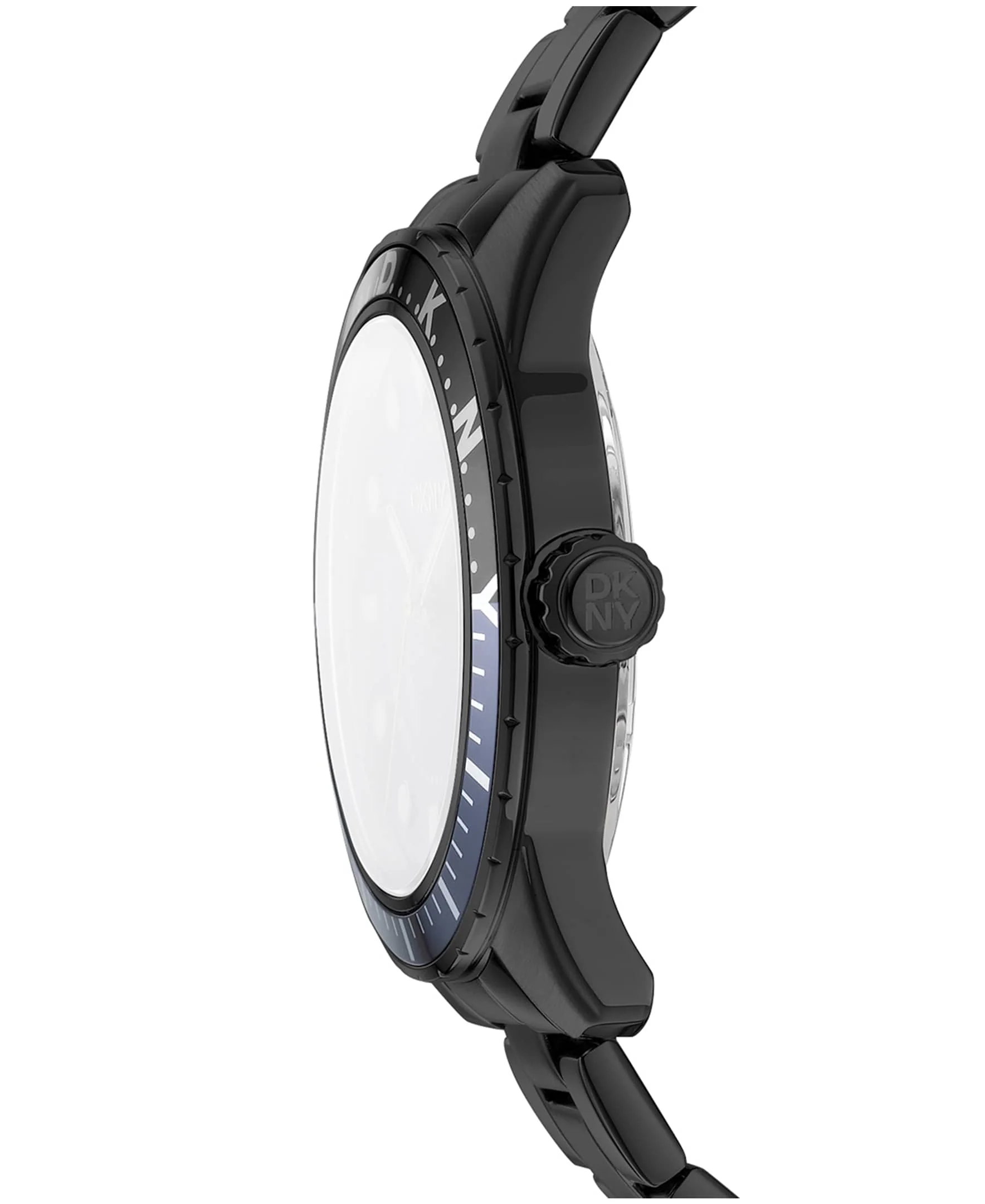 Dkny Men Watch, Black Color Case, Black Dial, Black Color Metal Bracelet, 3 Hands Date, 10 Atm - Image 4