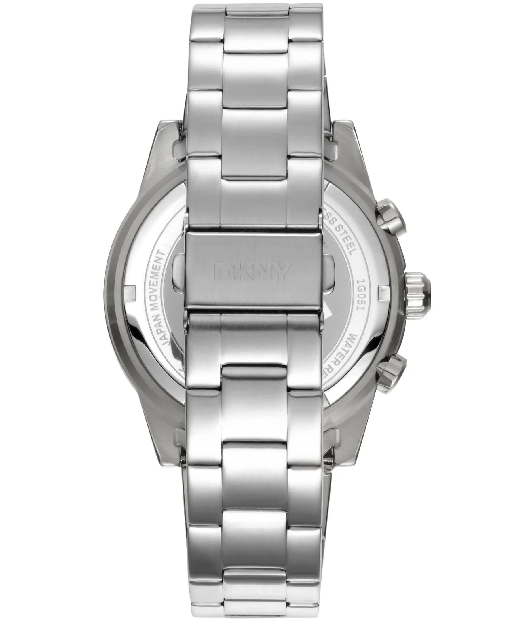 Dkny Men Watch, Silver Color Case, Silver Dial, Stainless Steel Metal Bracelet, Chronograph, 10 Atm - Image 4