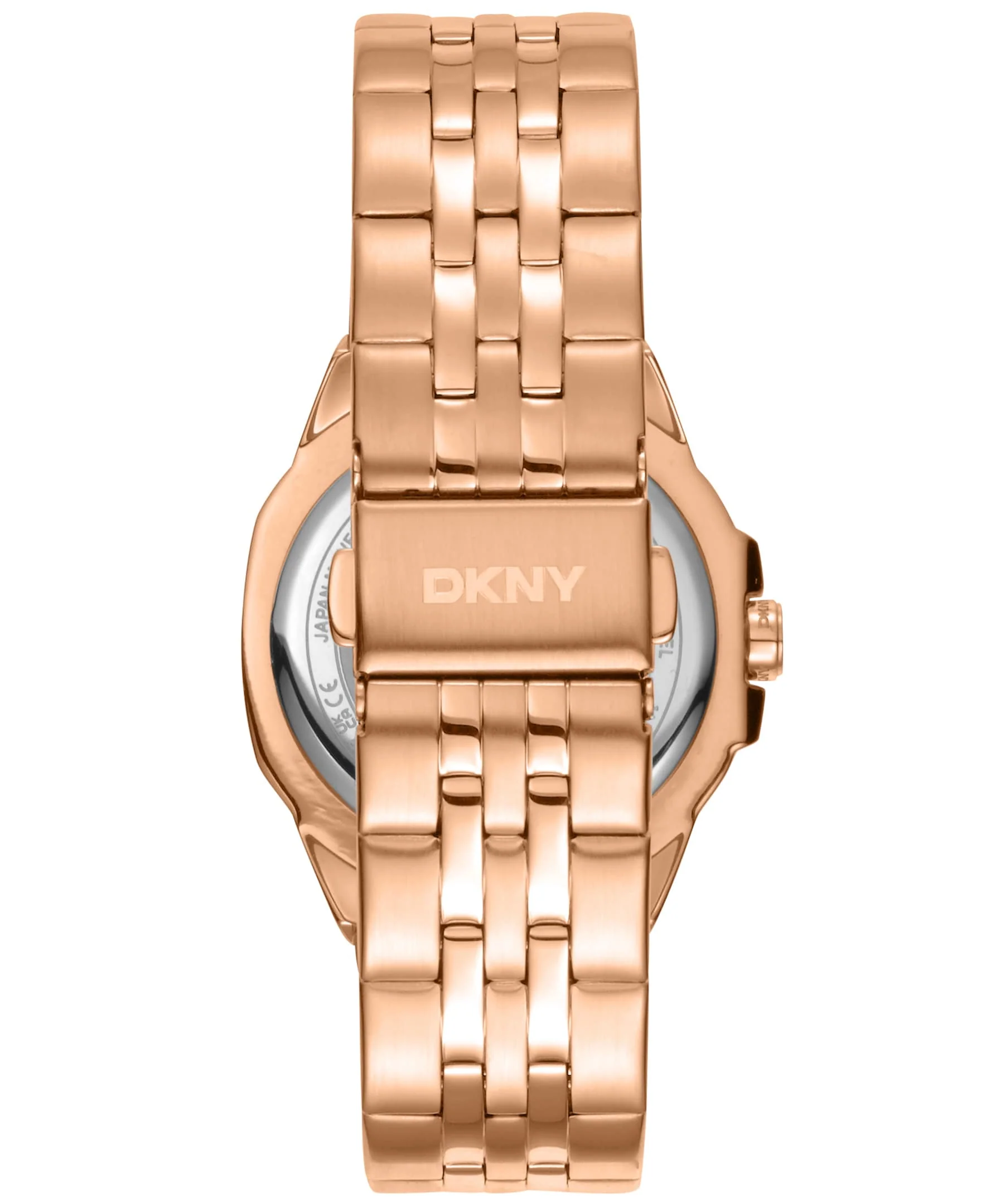 Dkny Women Watch, Rose Gold Color Case, Rose Gold Dial, Rose Gold Color Metal Bracelet, 3 Hands, 5 Atm - Image 2
