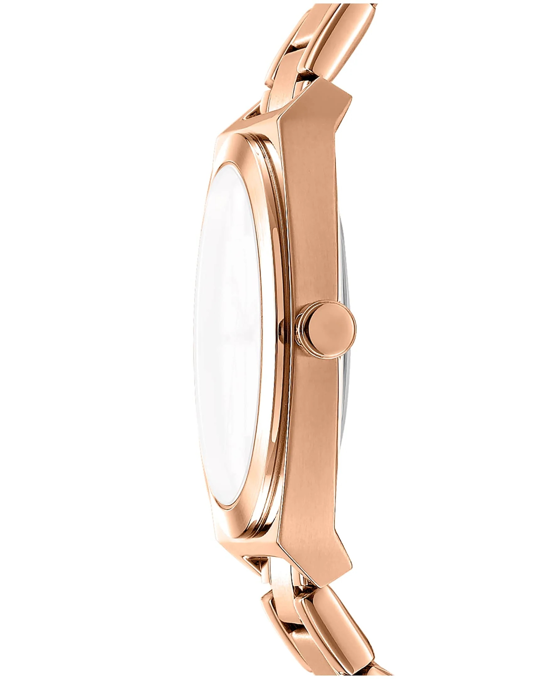 Dkny Women Watch, Rose Gold Color Case, Rose Gold Dial, Rose Gold Color Metal Bracelet, 3 Hands, 5 Atm - Image 4