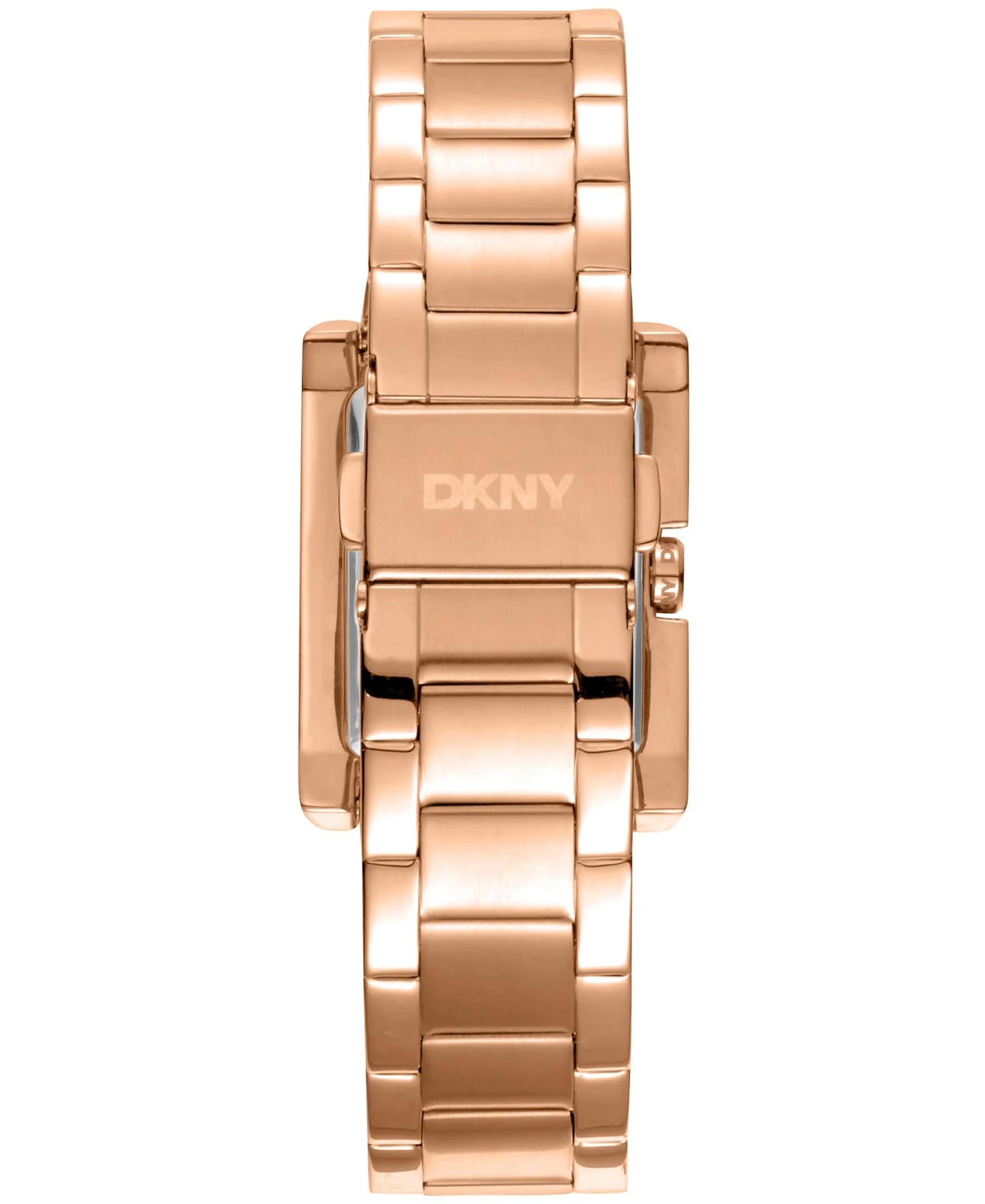 Dkny Women Watch, Rose Gold Color Case, Silver Dial, Rose Gold Color Metal Bracelet, 3 Hands, 3 Atm - Image 3