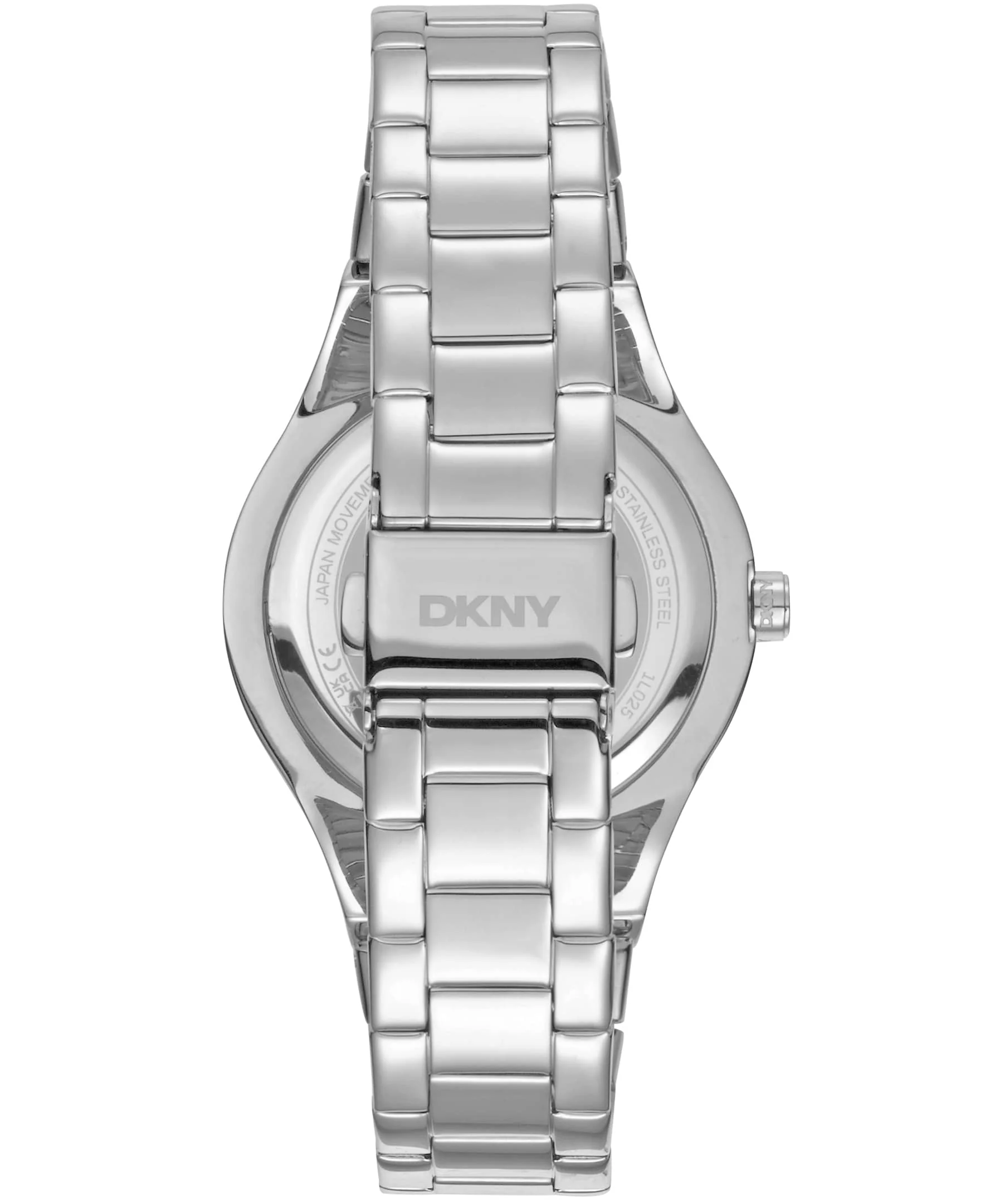 Dkny Women Watch, Silver Color Case, Blue Dial, Silver Color Metal Bracelet, 3 Hands, 5 Atm - Image 3