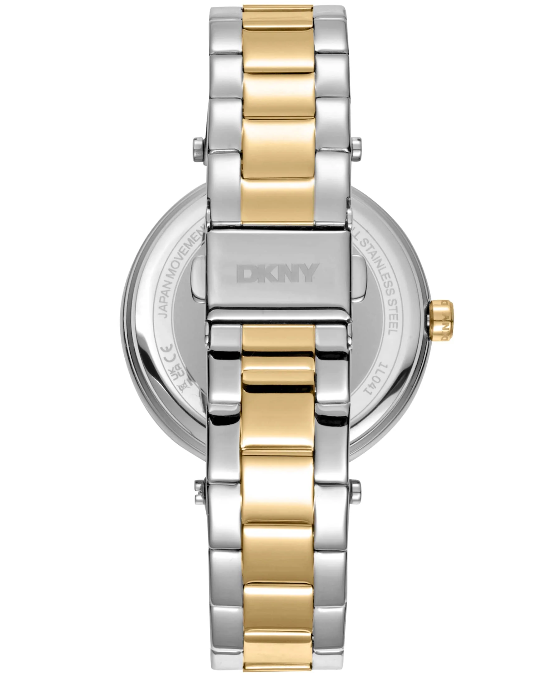 Dkny Women Watch, Two Tone Silver & Gold Color Case, Dark Green Dial, Two Tone Silver & Gold Color Metal Bracelet, 3 Hands, 5 Atm - Image 3