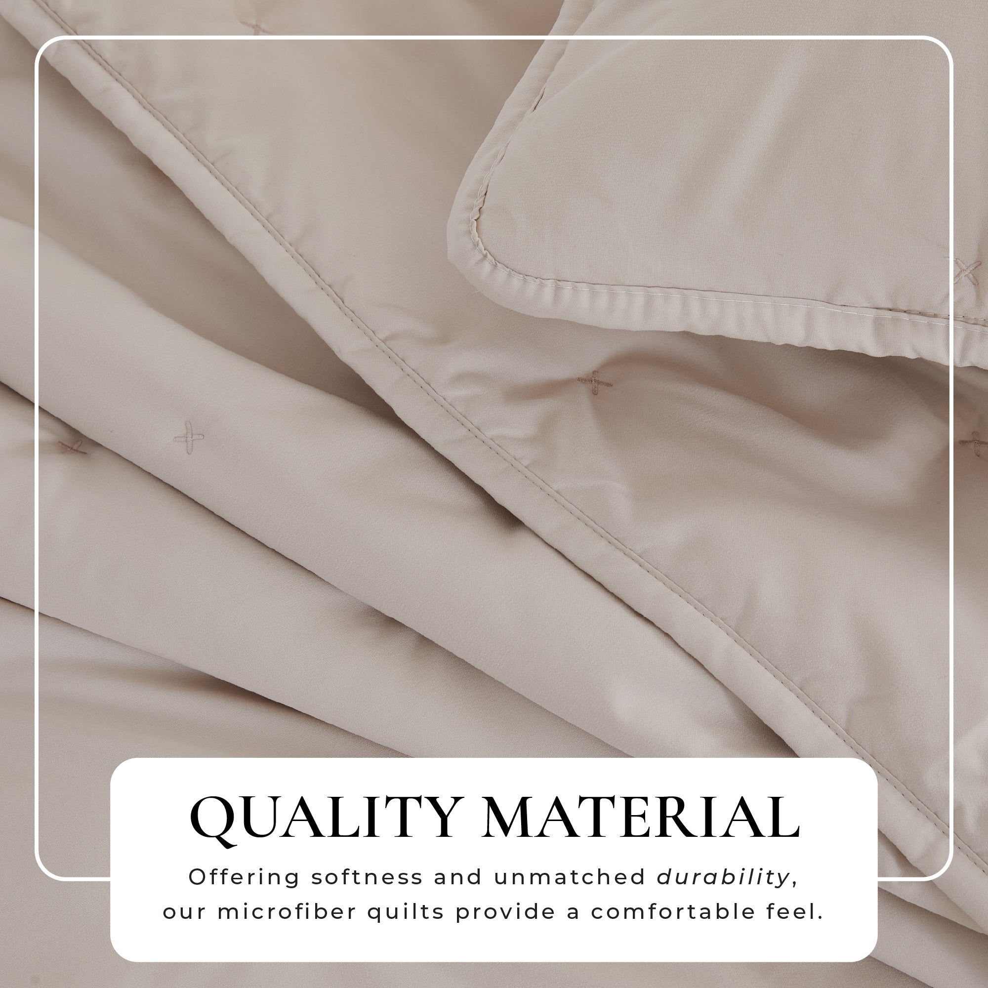 Dot Stitched Quilt Set - Dot-Hemmed Collection - Image 8